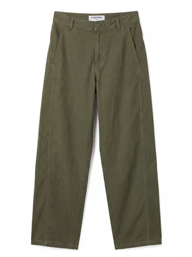 Akira, sateen slub barrel pant