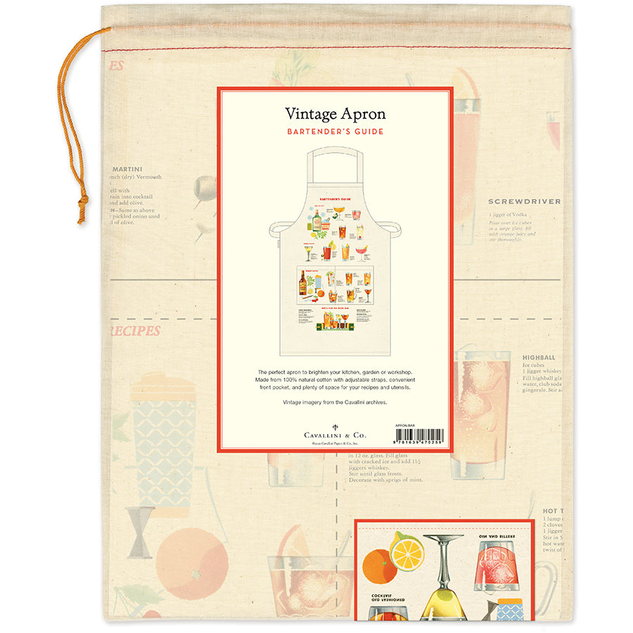Bartenders Guide Apron