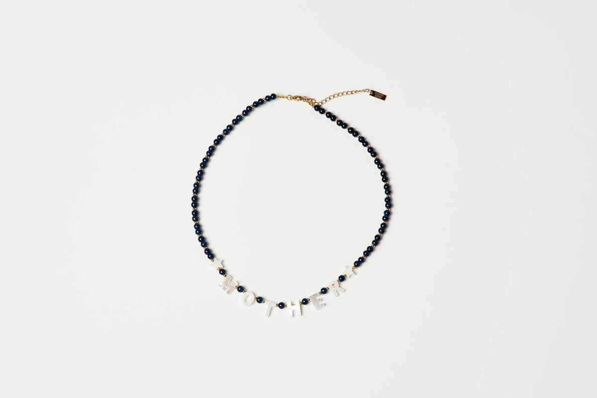 Mother Necklace - Navy