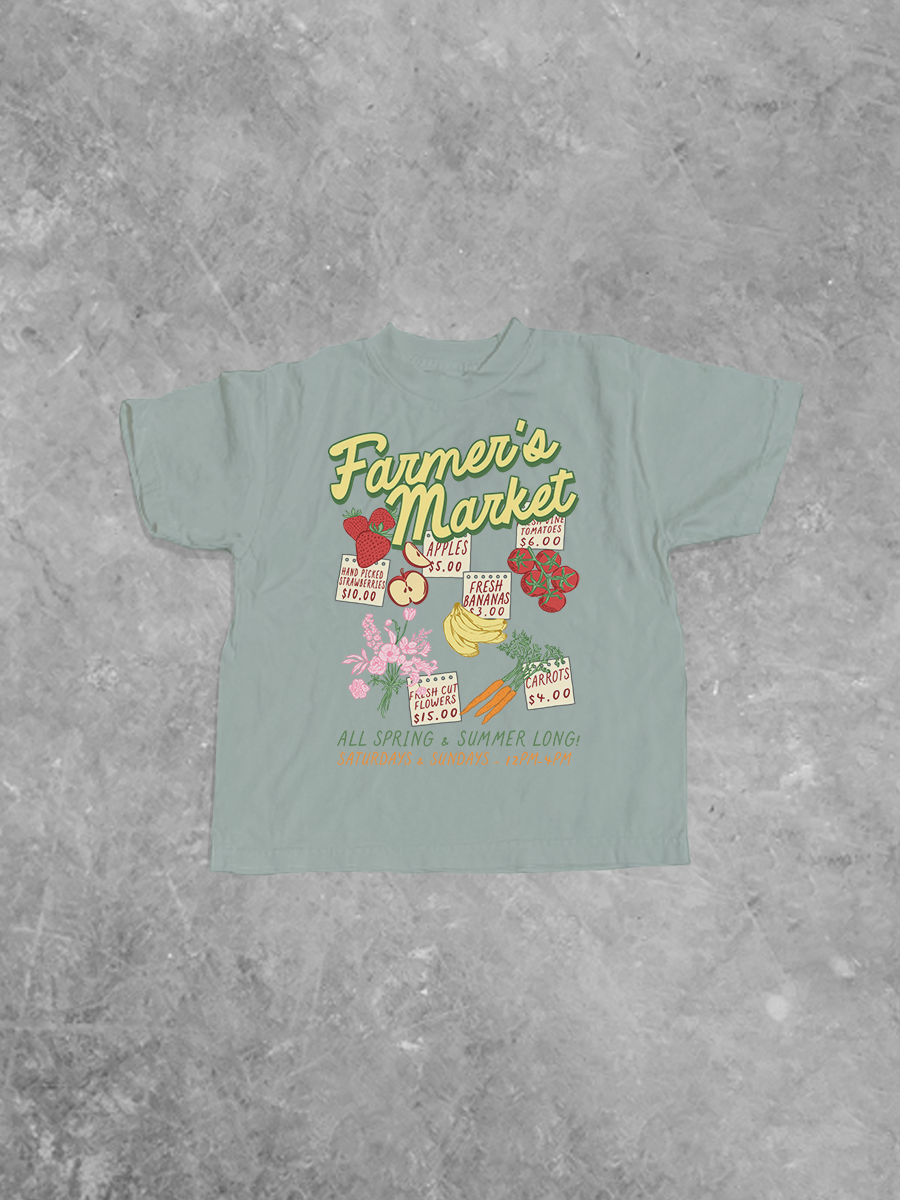 Farmers Market, Kids Boxy T-Shirt