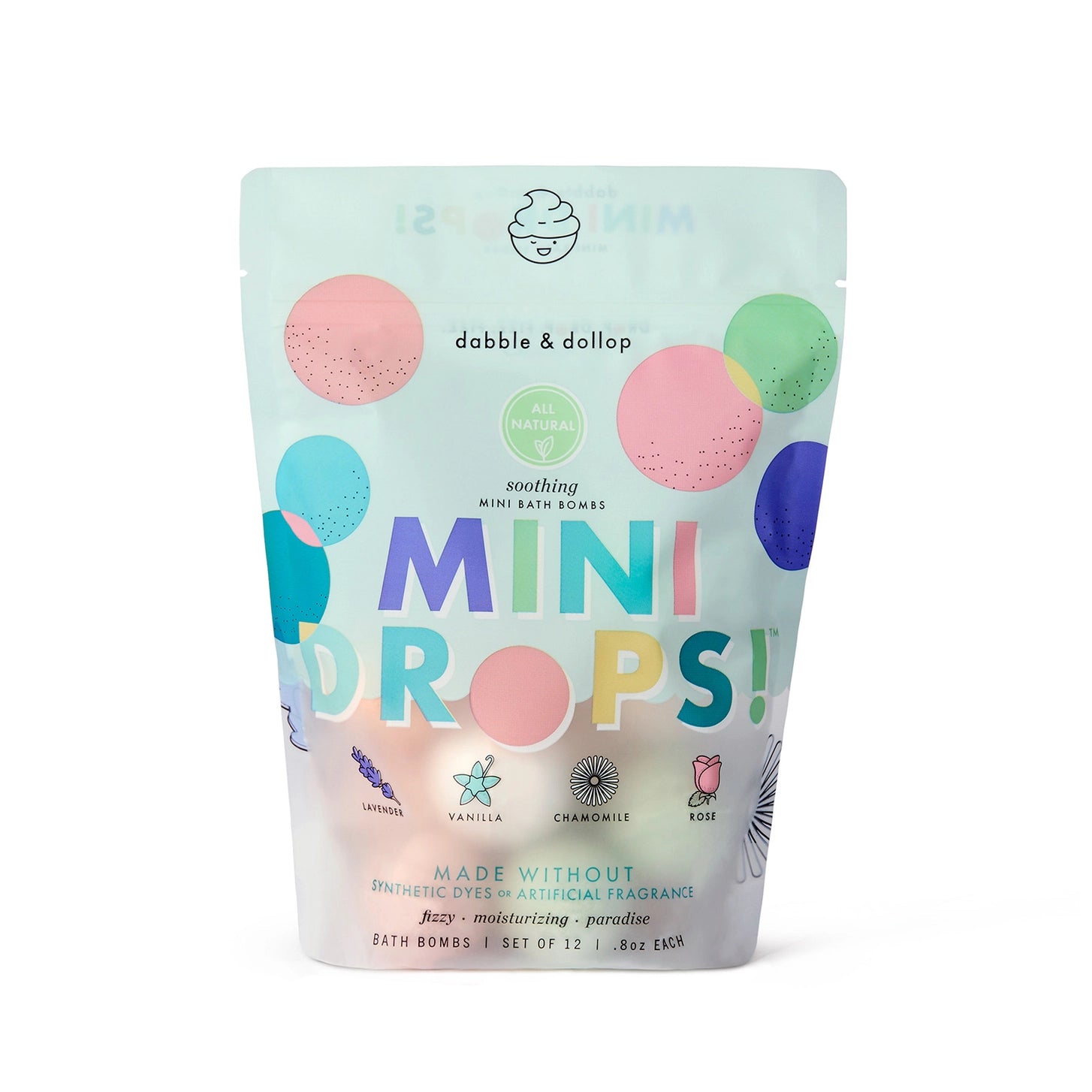 All-Natural Mini Bath Bombs - Soothing Pouch