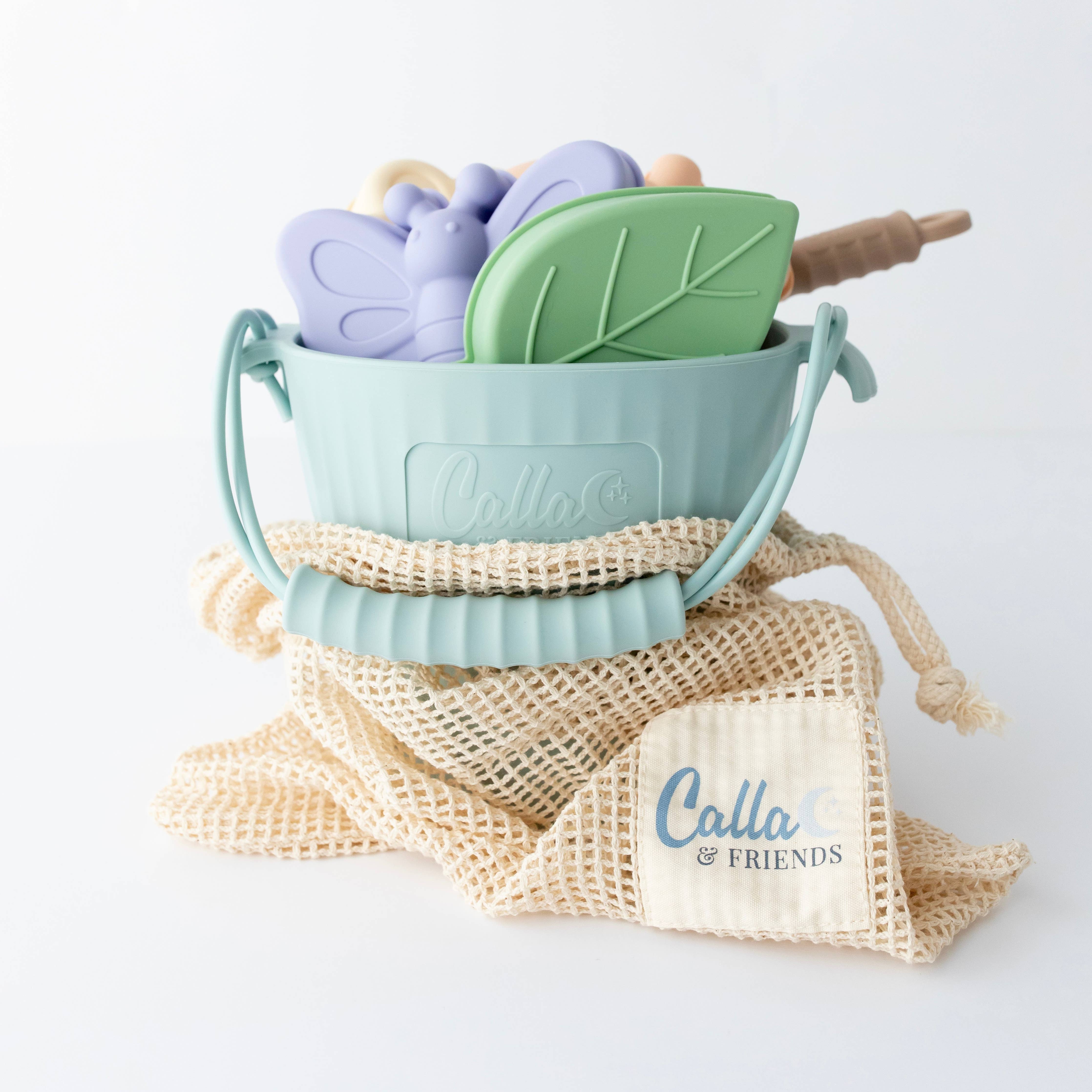 Peach Blossom Silicone Beach Set