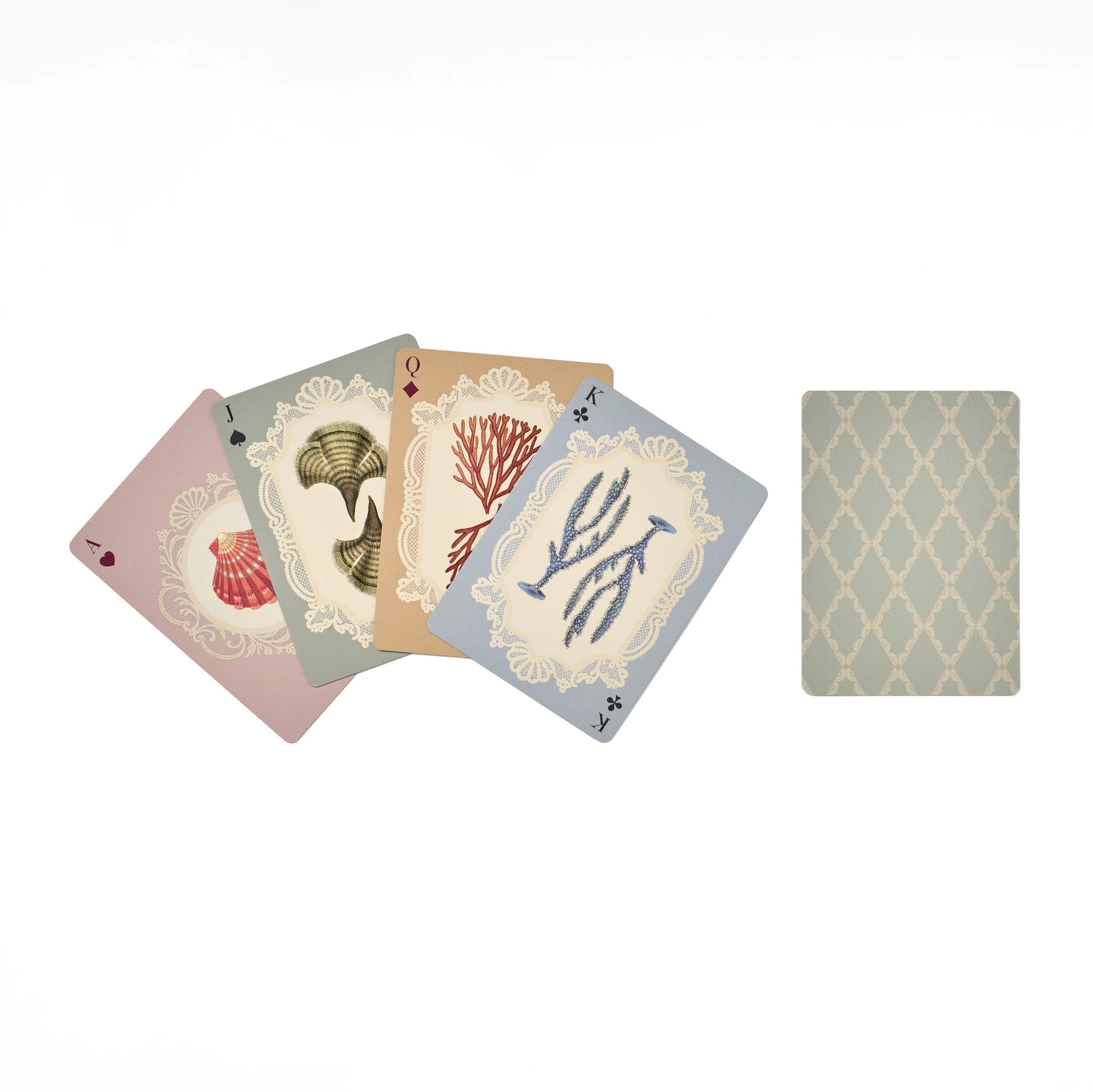 Single Deck Playing Cards, Shells