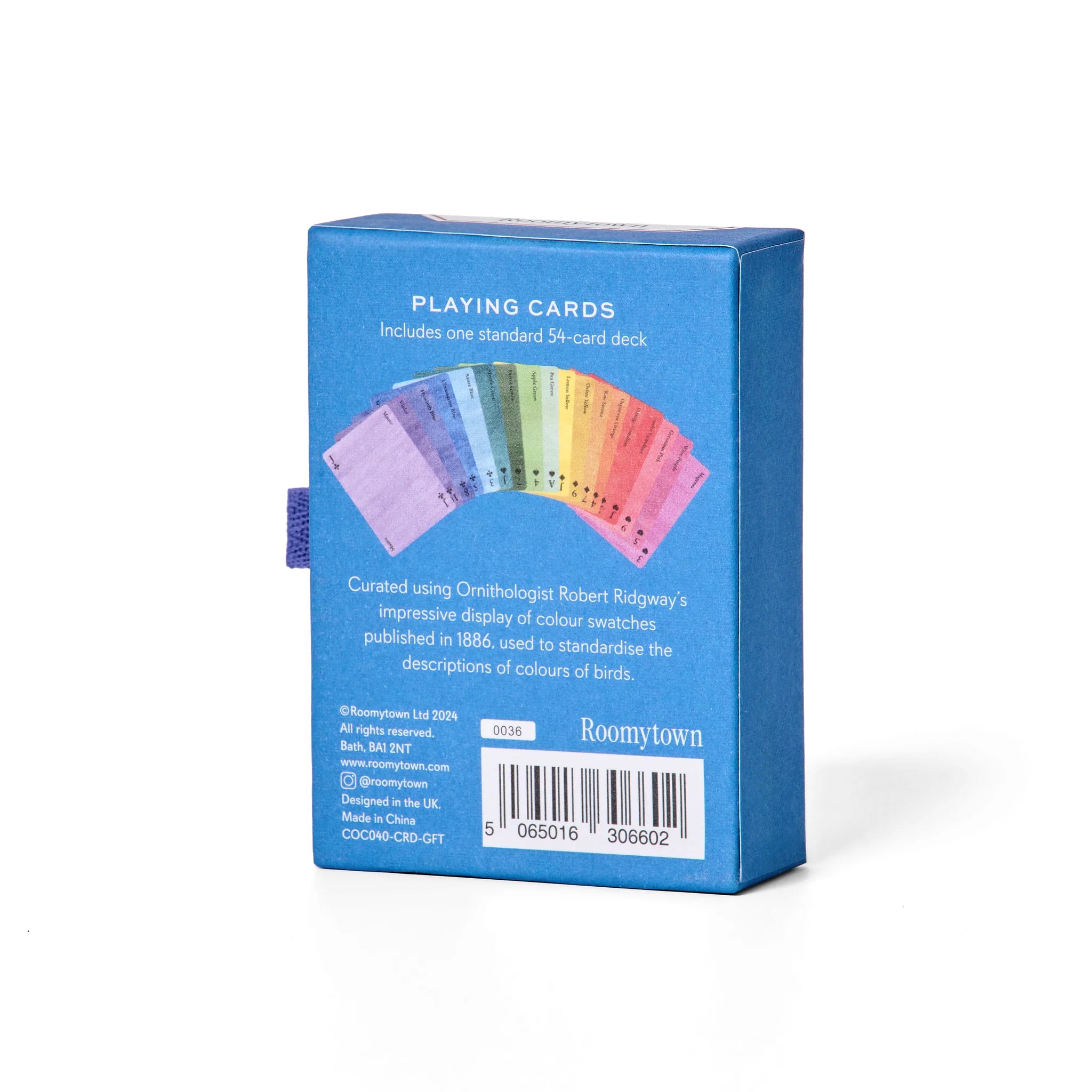Single Deck Playing Cards, Nomenclature of Colours