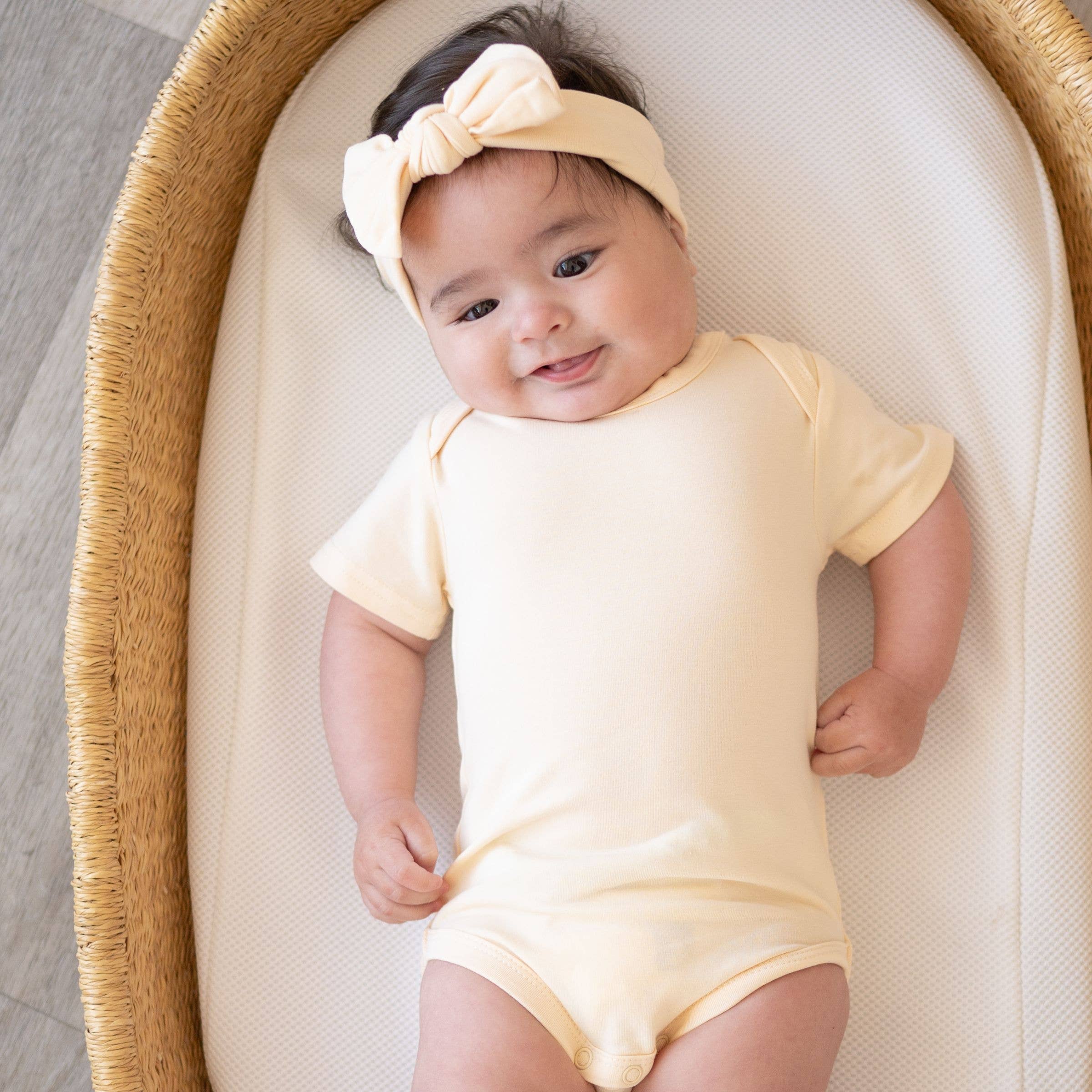 Organic Cotton Headband – Lemonade Yellow