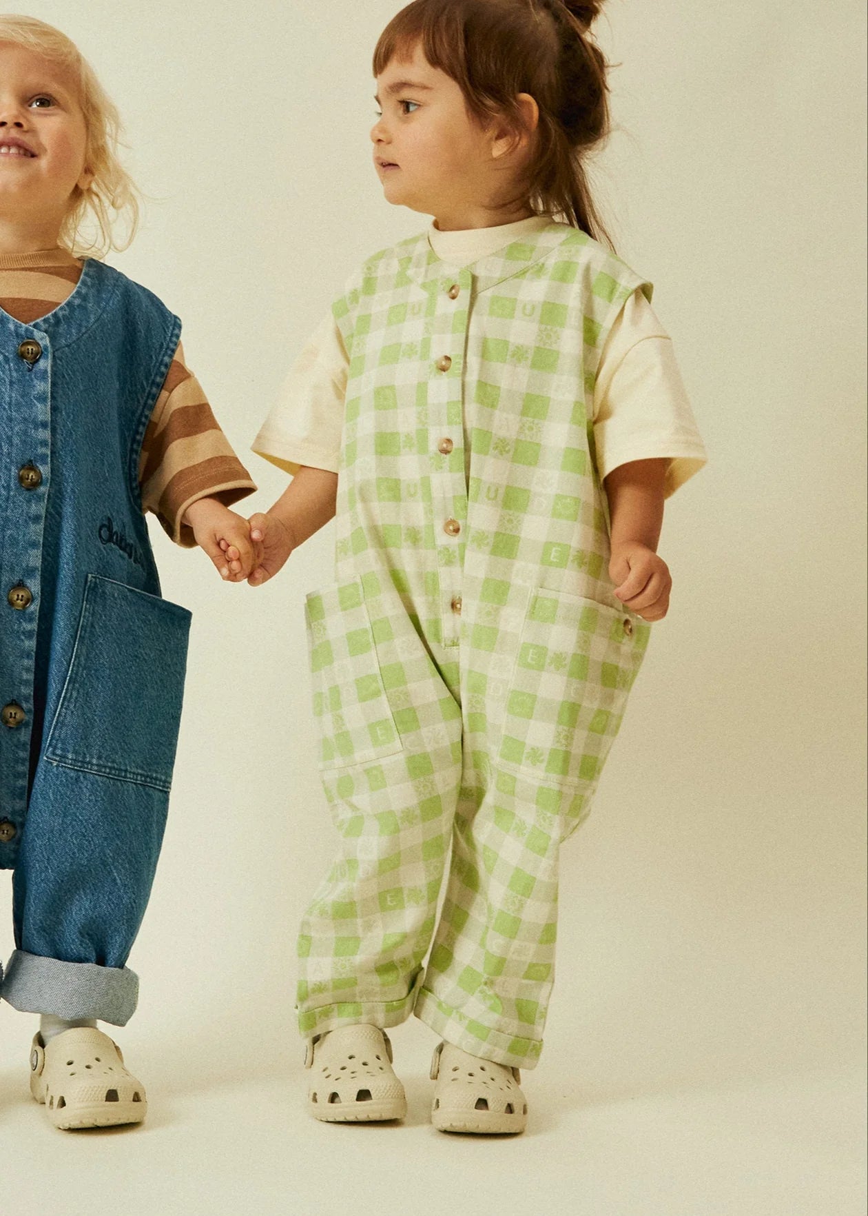 Charlie Sleeveless Overall - Gingham