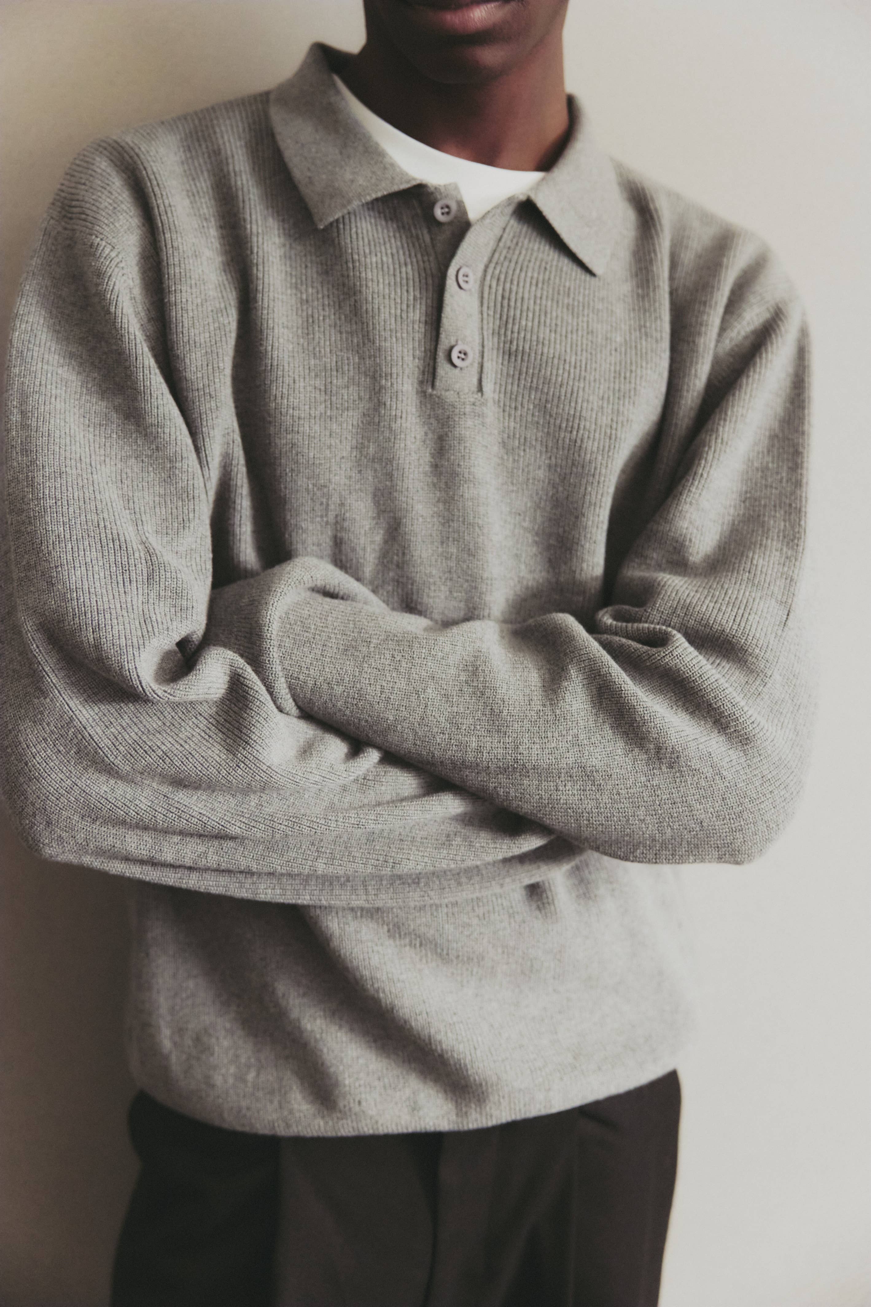 The Damien Sweater | Knit Polo Sweater Top