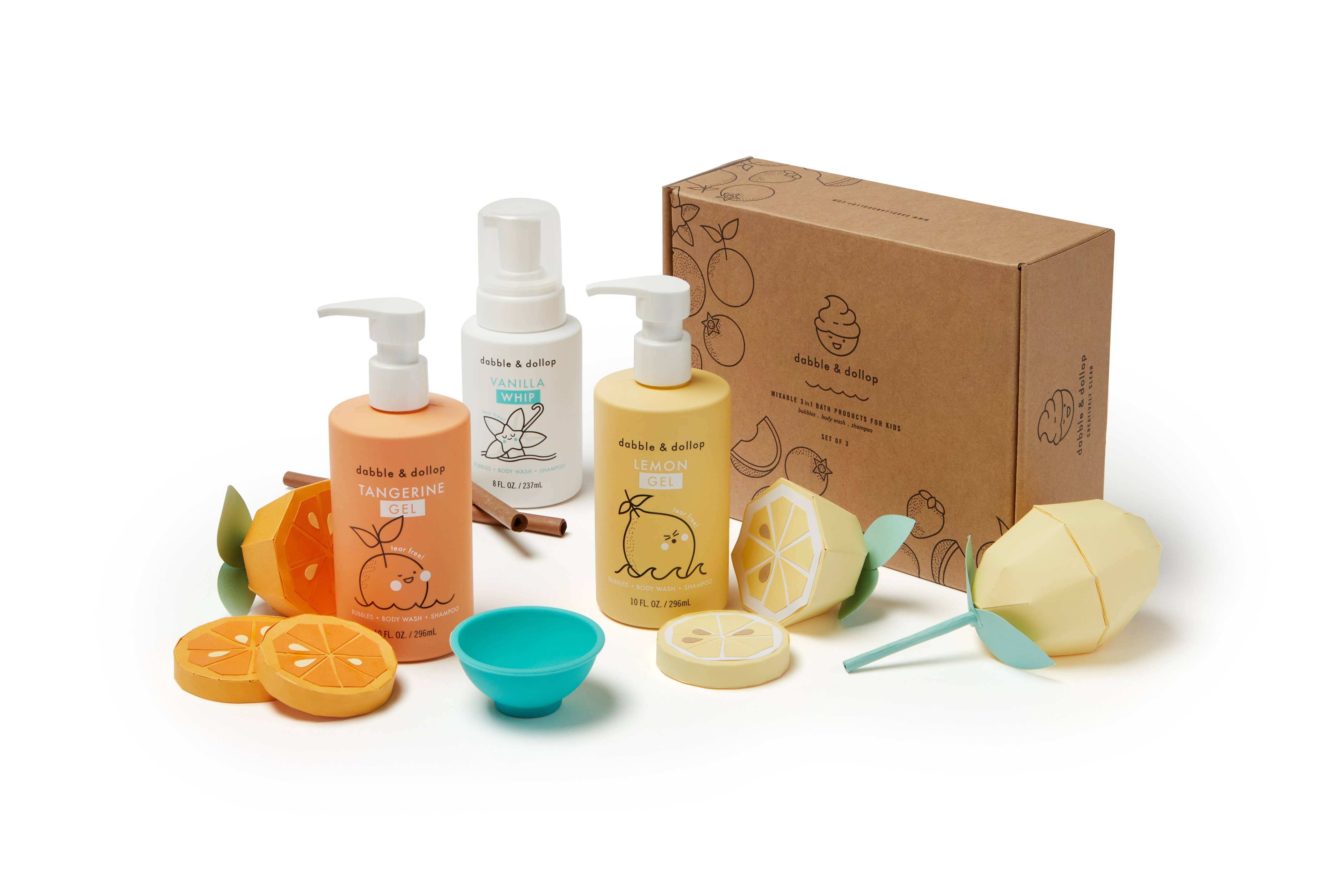 Citrus Kiss Bath Gift Set (incl. mixing bowl)