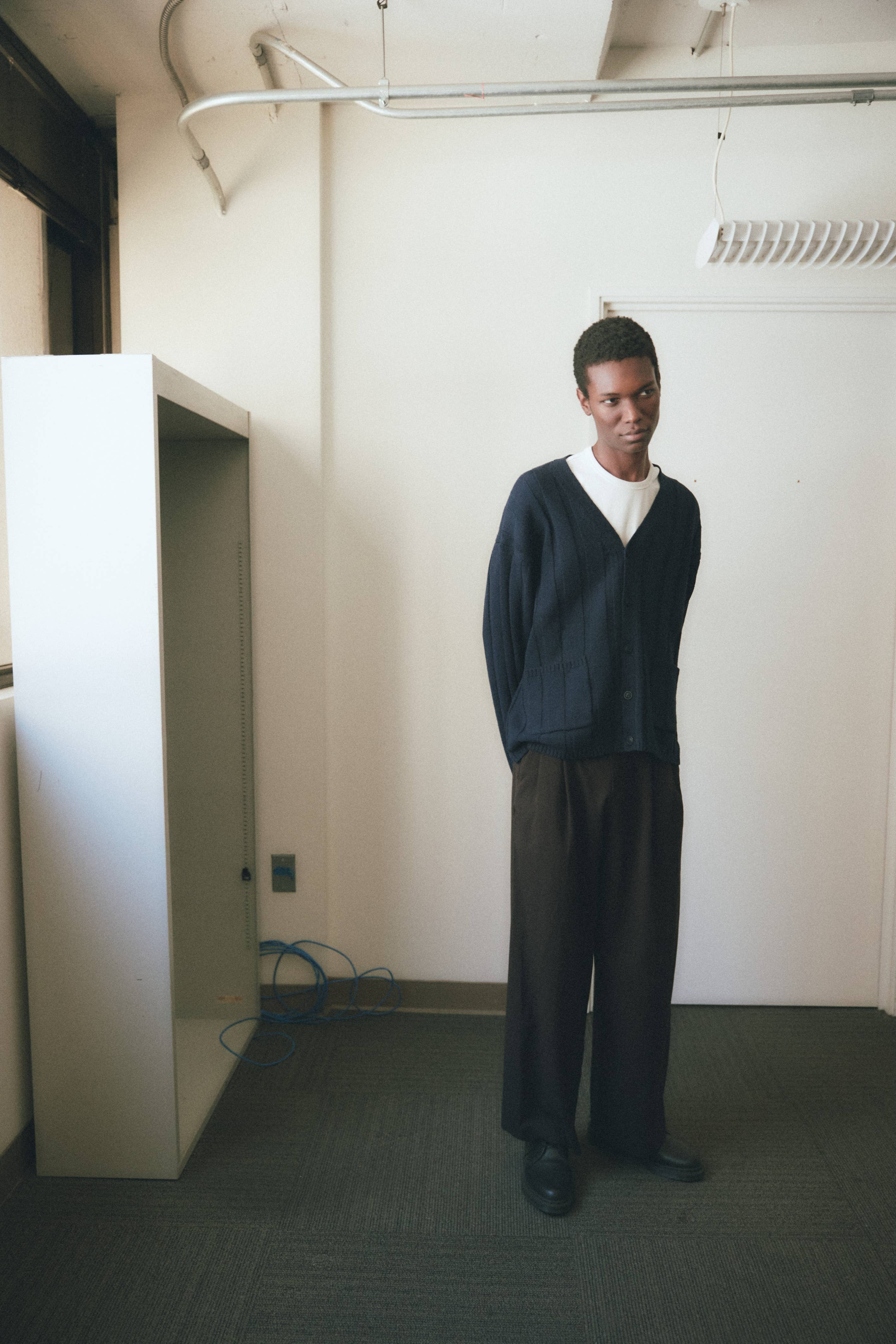 The Vaughn Cardigan | Thick Ribbed Knit Cardigan