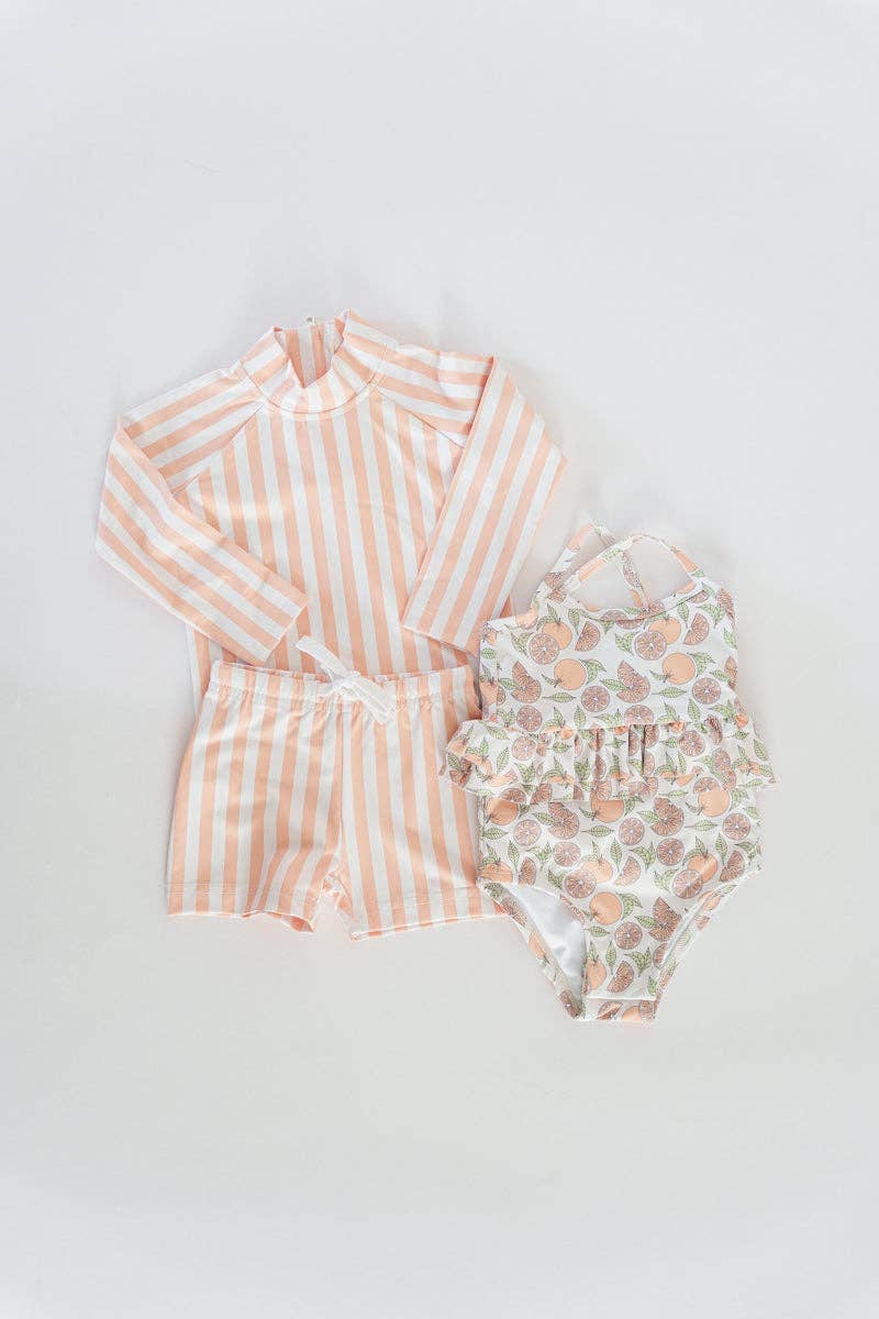 Ruffled Strappy SPF One Piece
