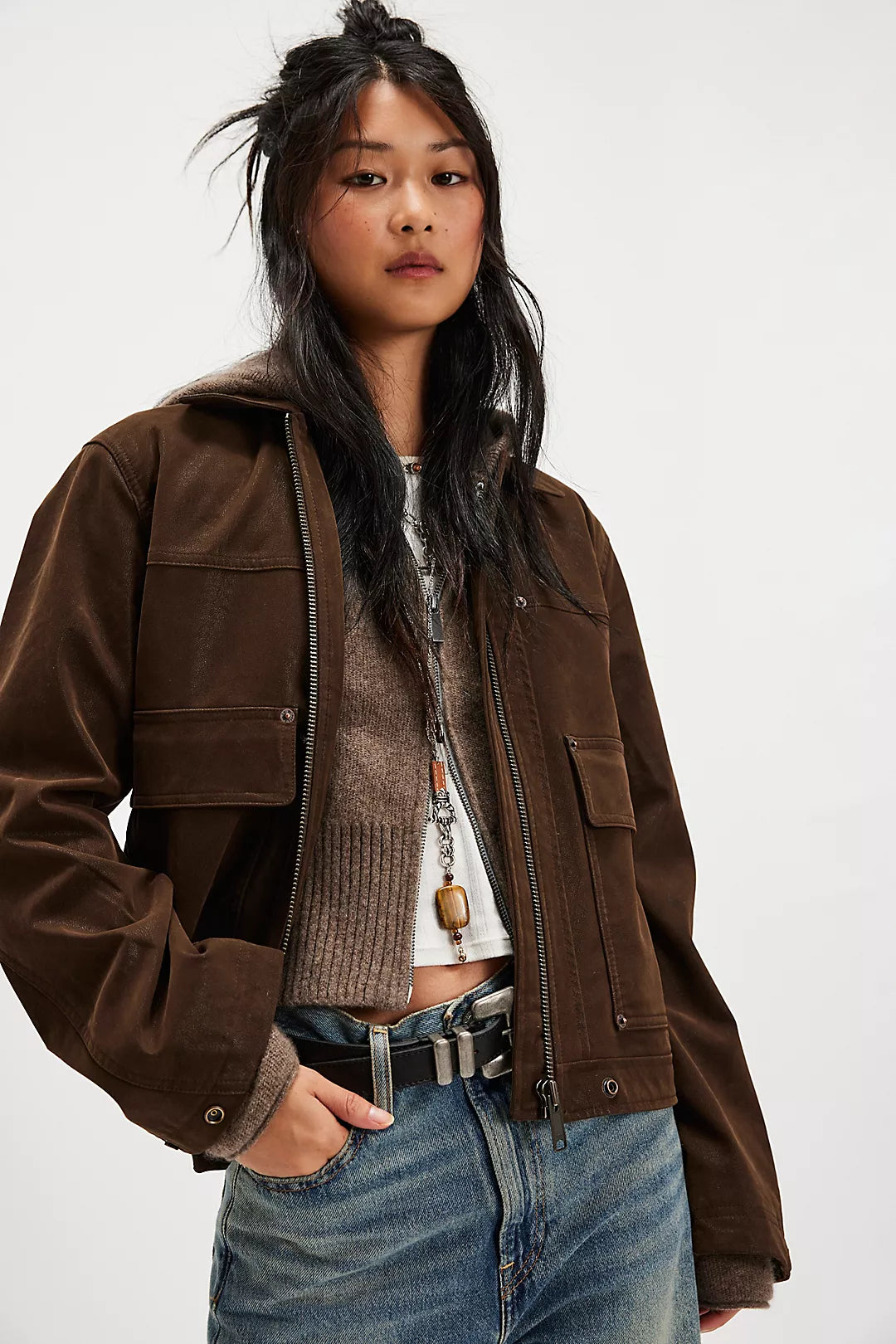 Blair Vegan Suede Sierra Jacket