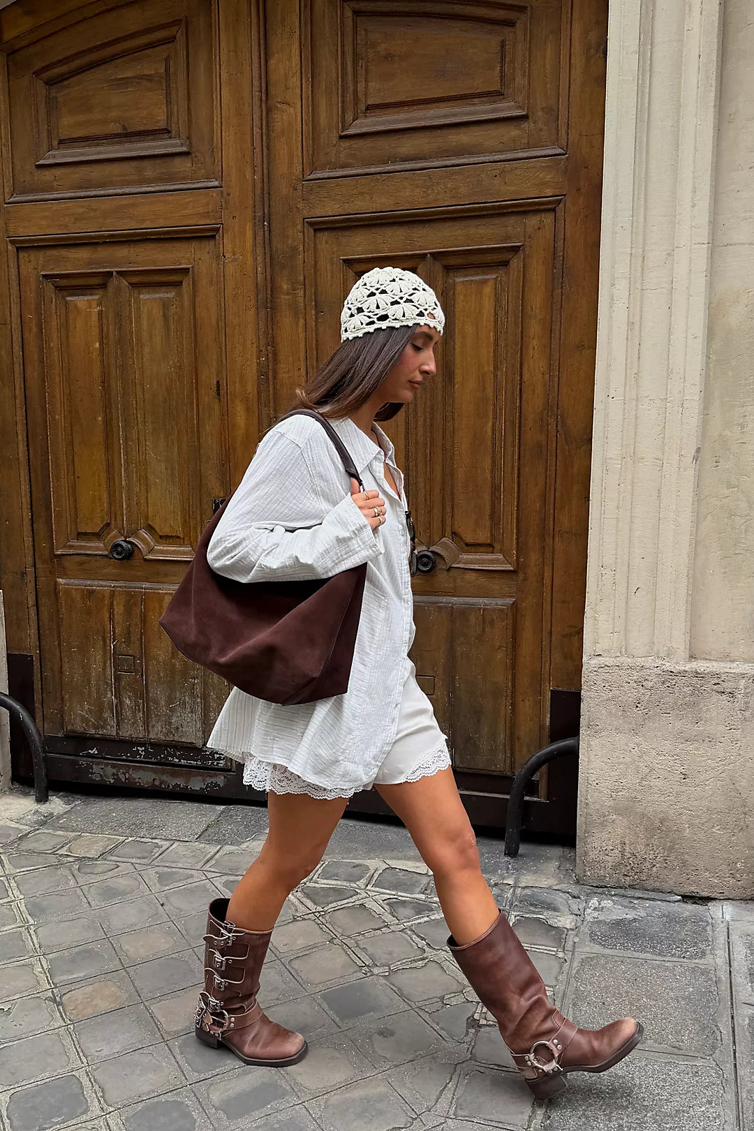 Suzie Suede Slouch Tote