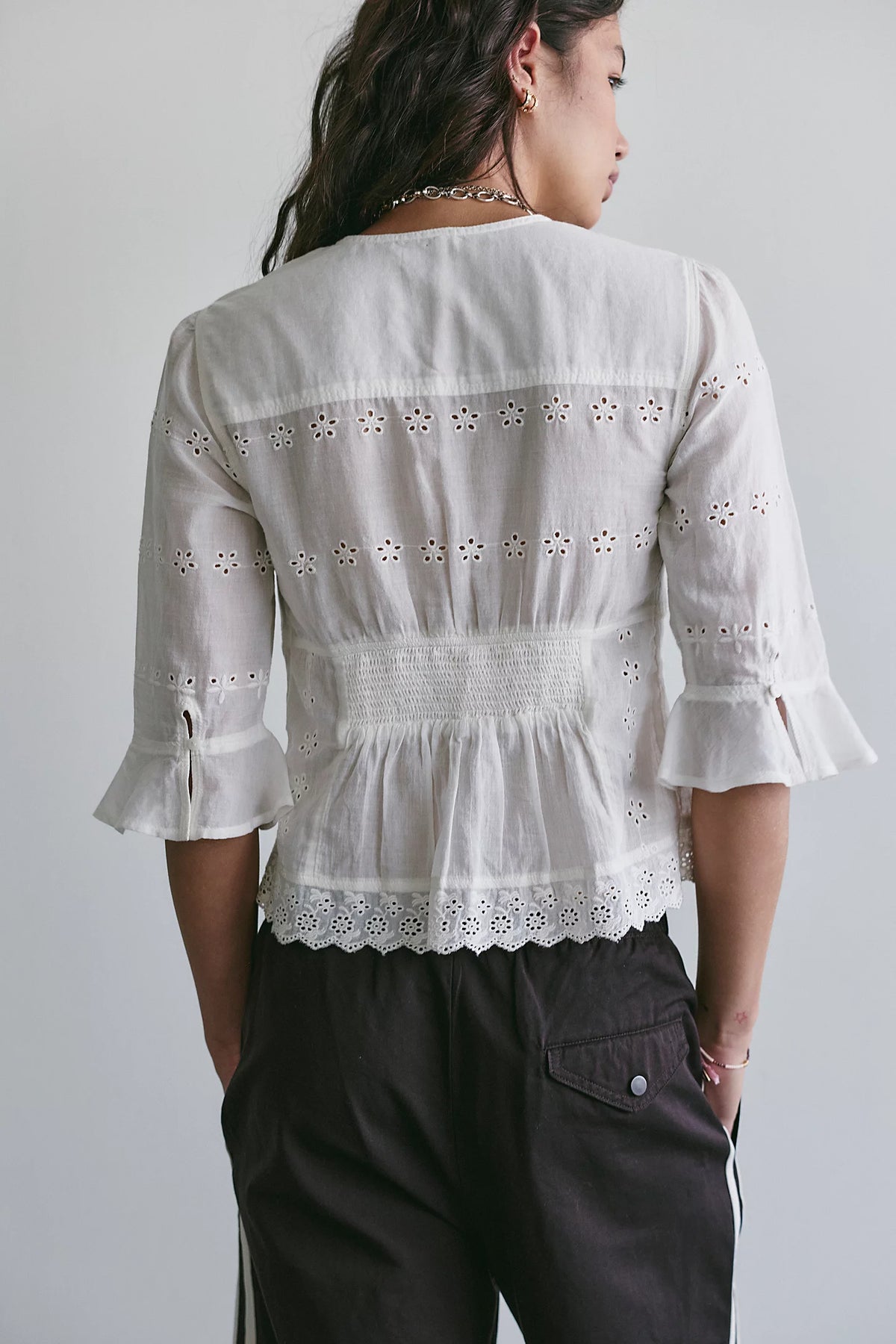 Salone Eyelet Top