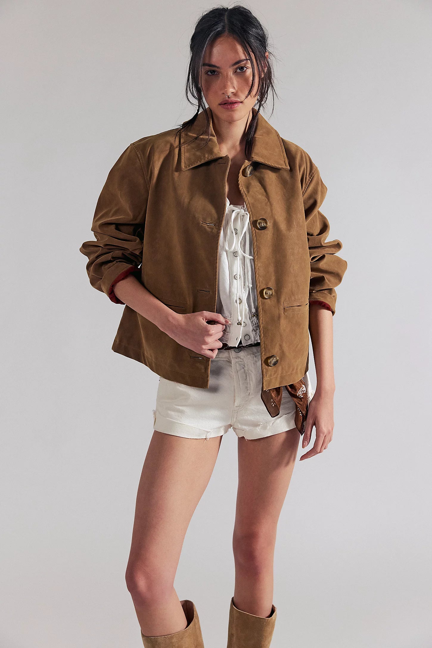 We The Free Hera Vegan Suede Jacket