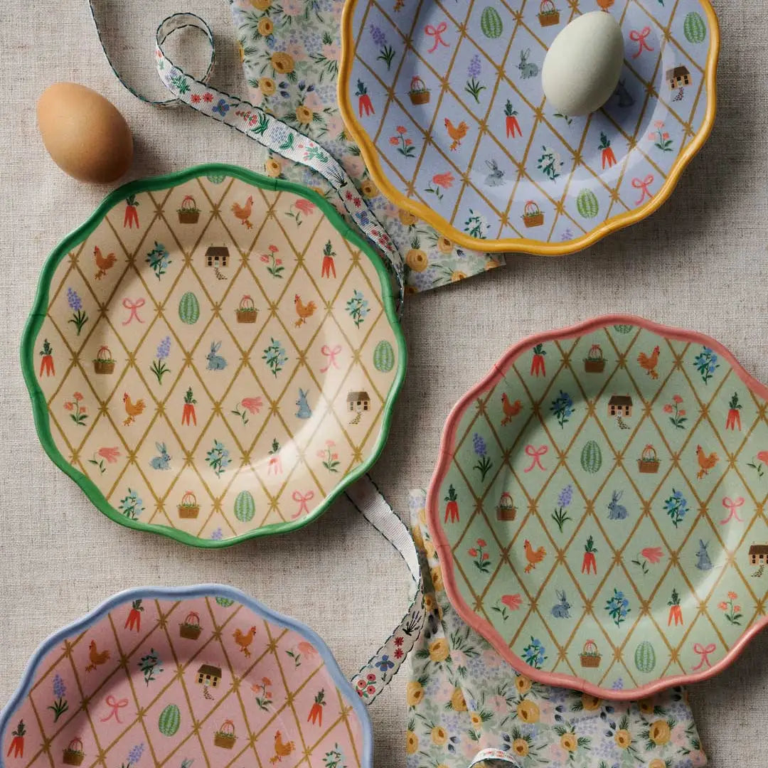 Spring Farm Melamine Assorted Dessert Plates