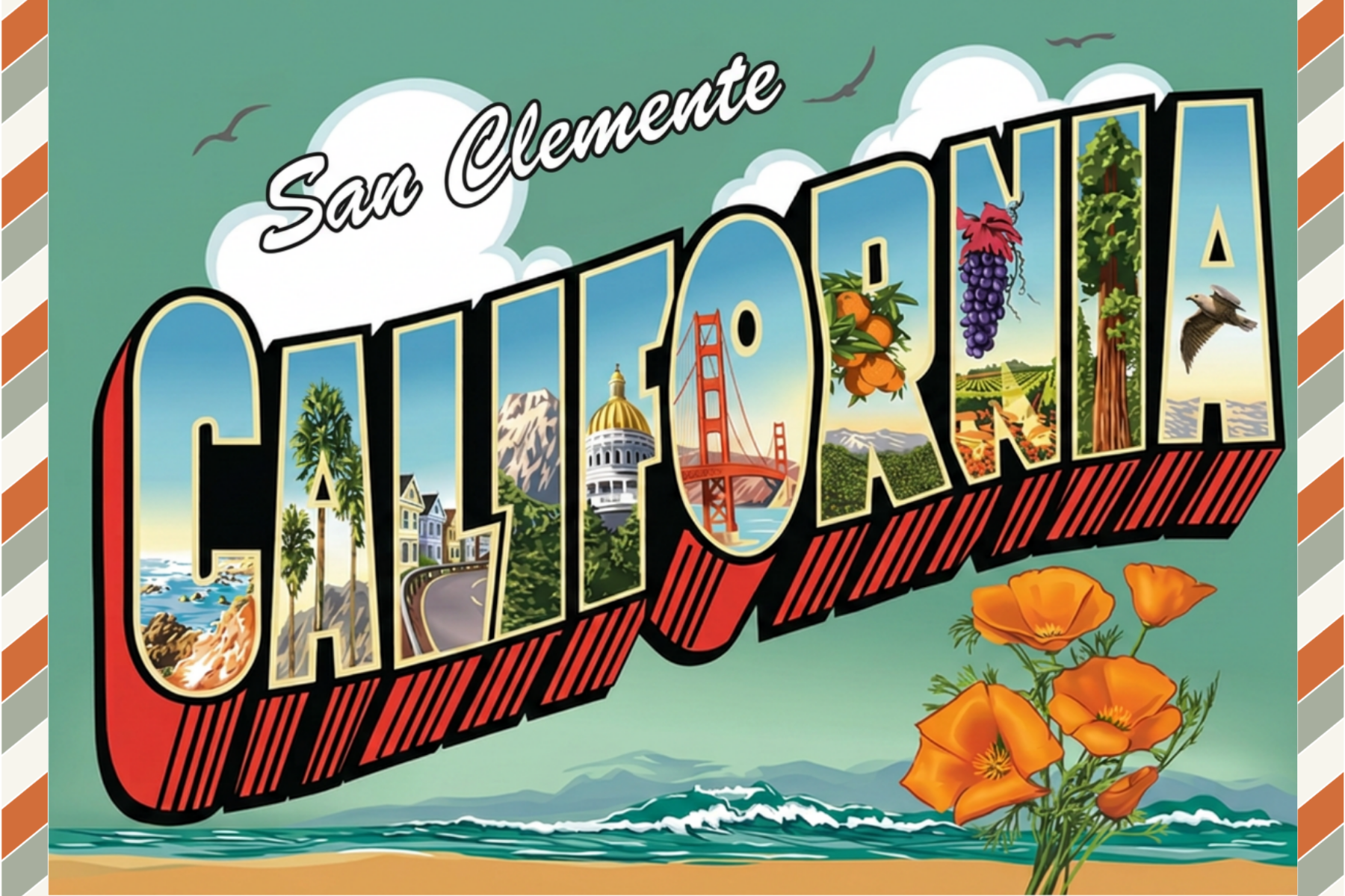 San Clemente Postcard