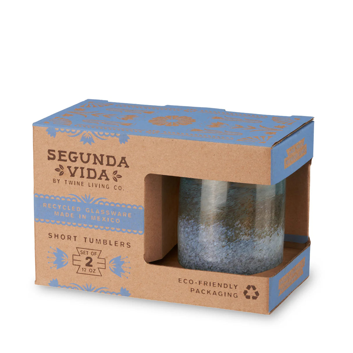 Segunda Vida Recycled Tumblers, Set of 2