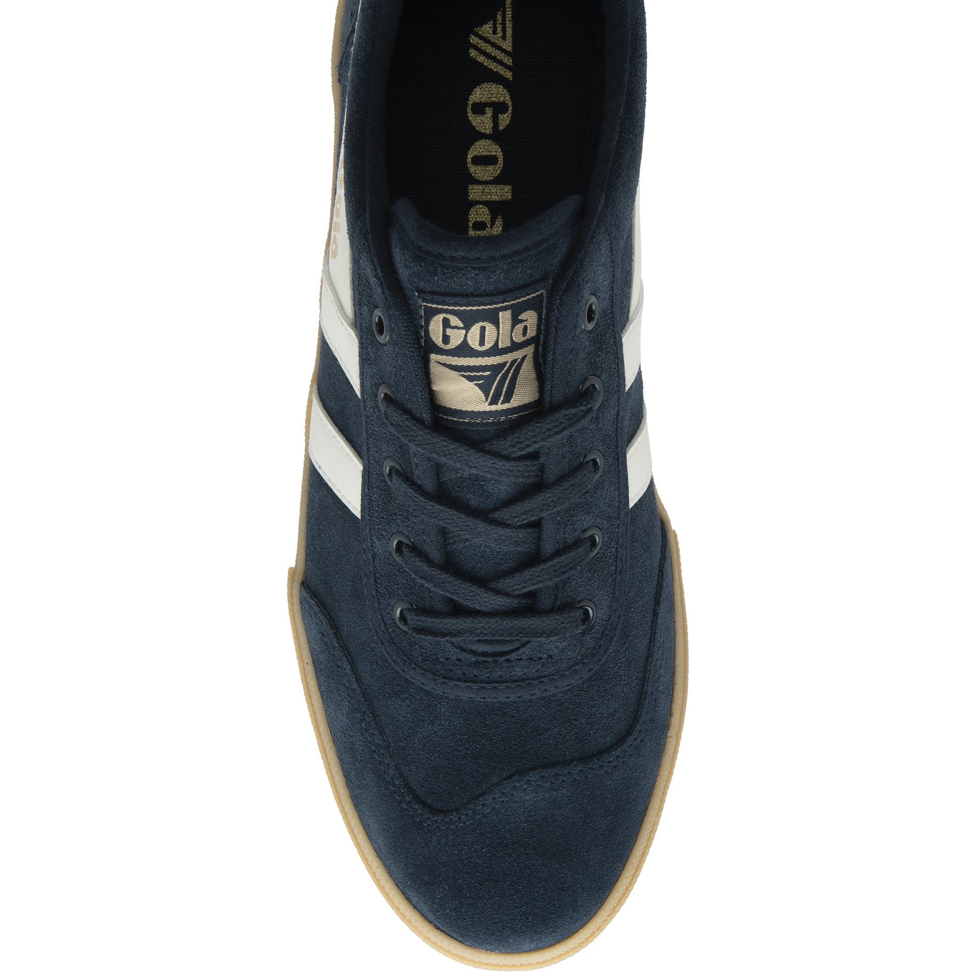 Badminton Suede Plimsolls, Mens