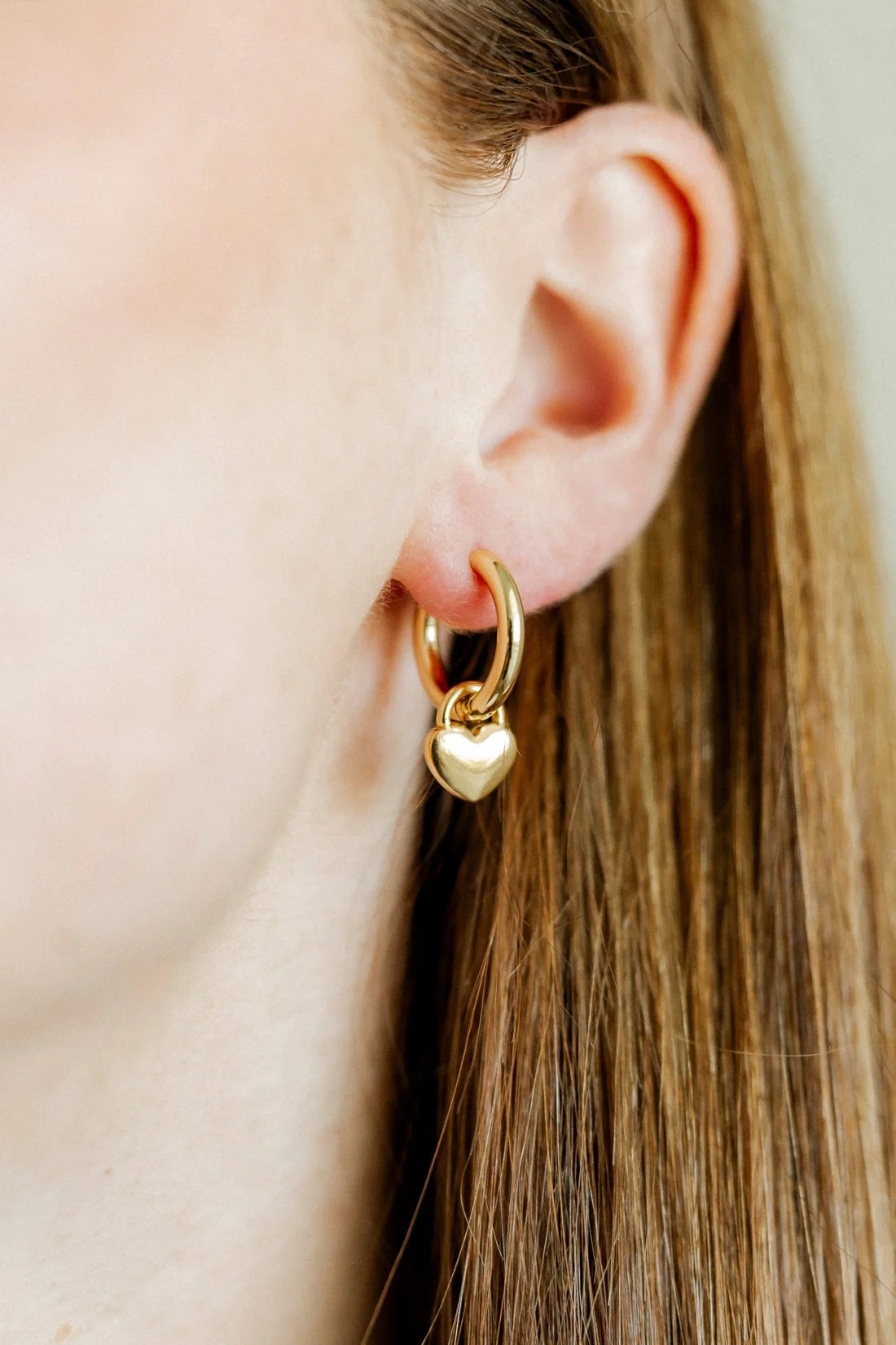 Huggie Charm Earrings