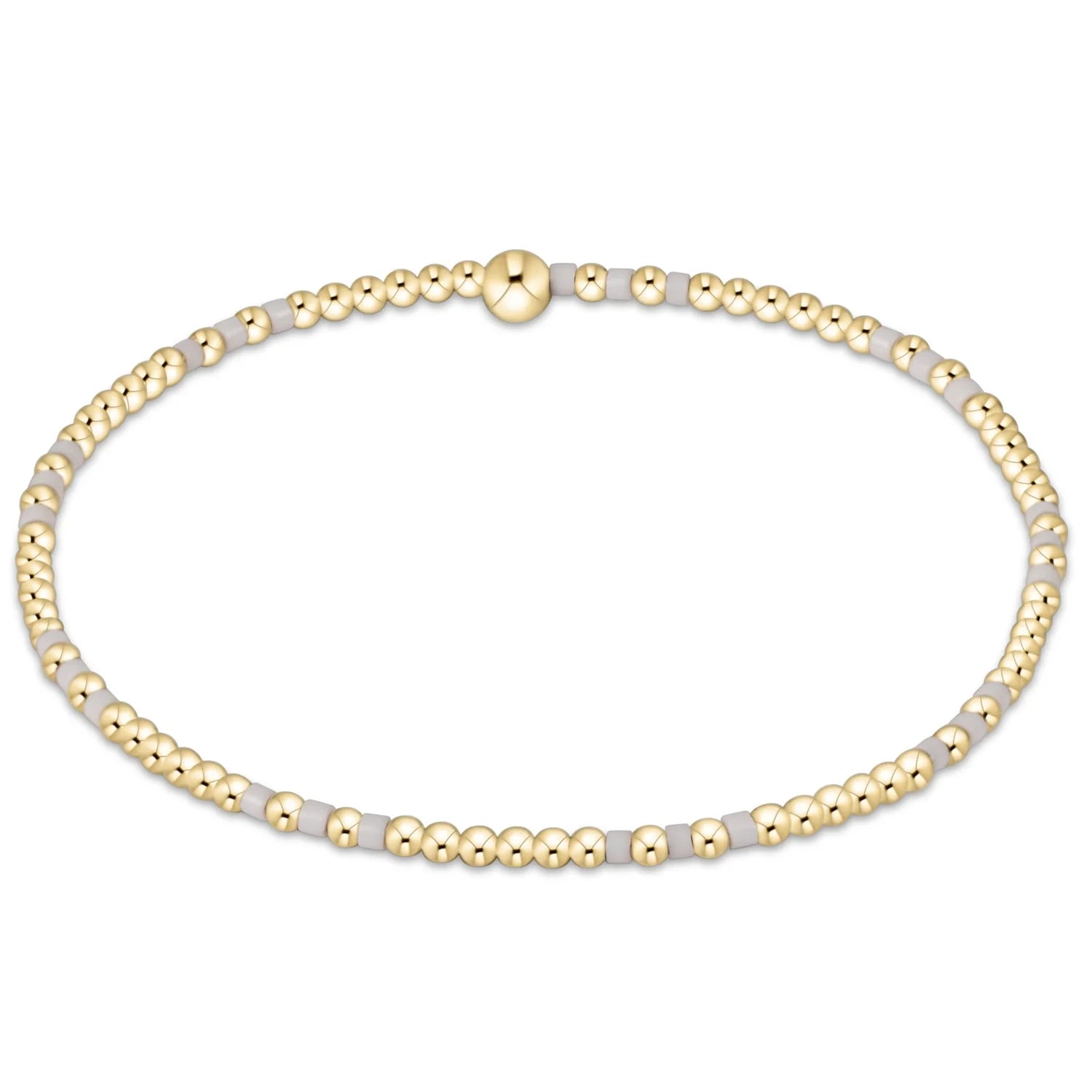 Hope Joy Pattern 2mm Bead Bracelet