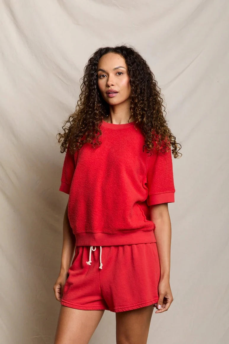 Kennedy, reverse fleece ss sweatshirt