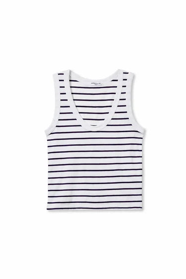 Khara Stripe, u-neck tank