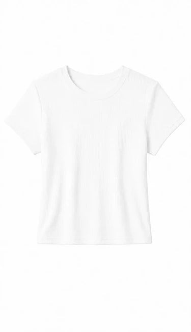 Macy, cotton ribbed tee