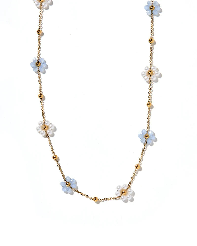 Gracie Flower Necklace