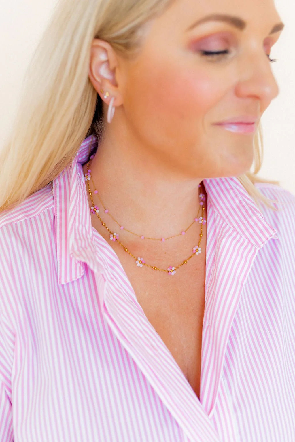Gracie Flower Necklace
