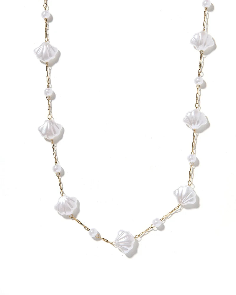 Kai Seashell Pearl Necklace