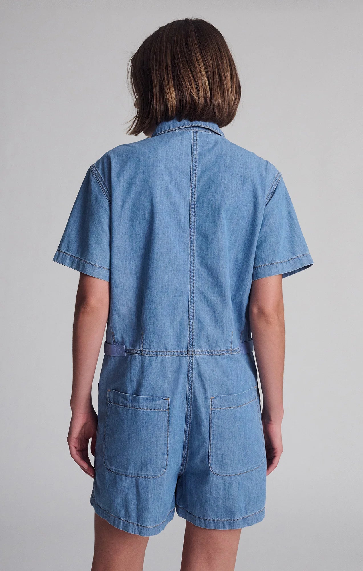 Noreen Denim Romper