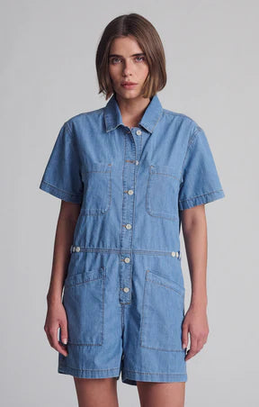 Noreen Denim Romper