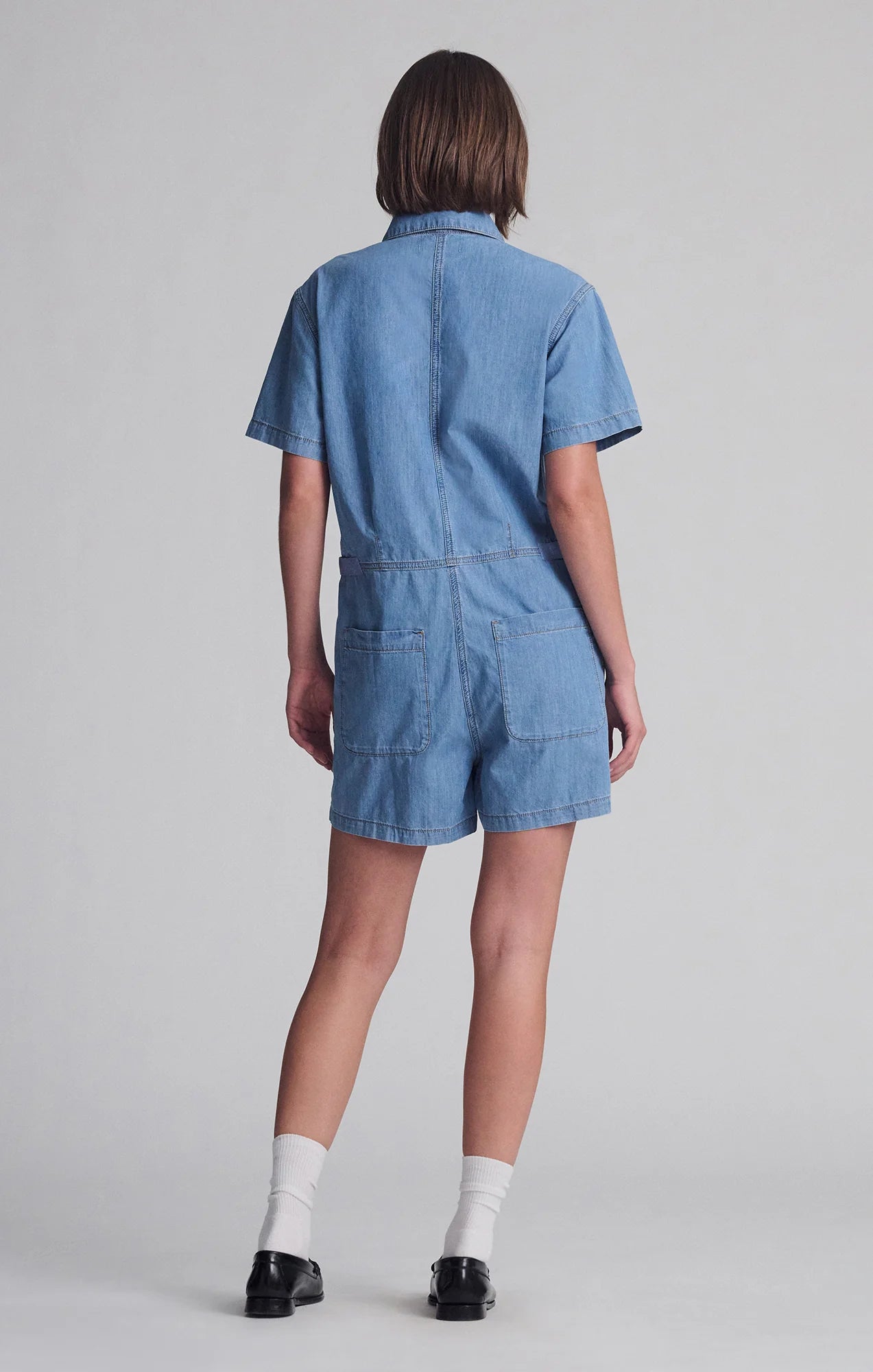 Noreen Denim Romper