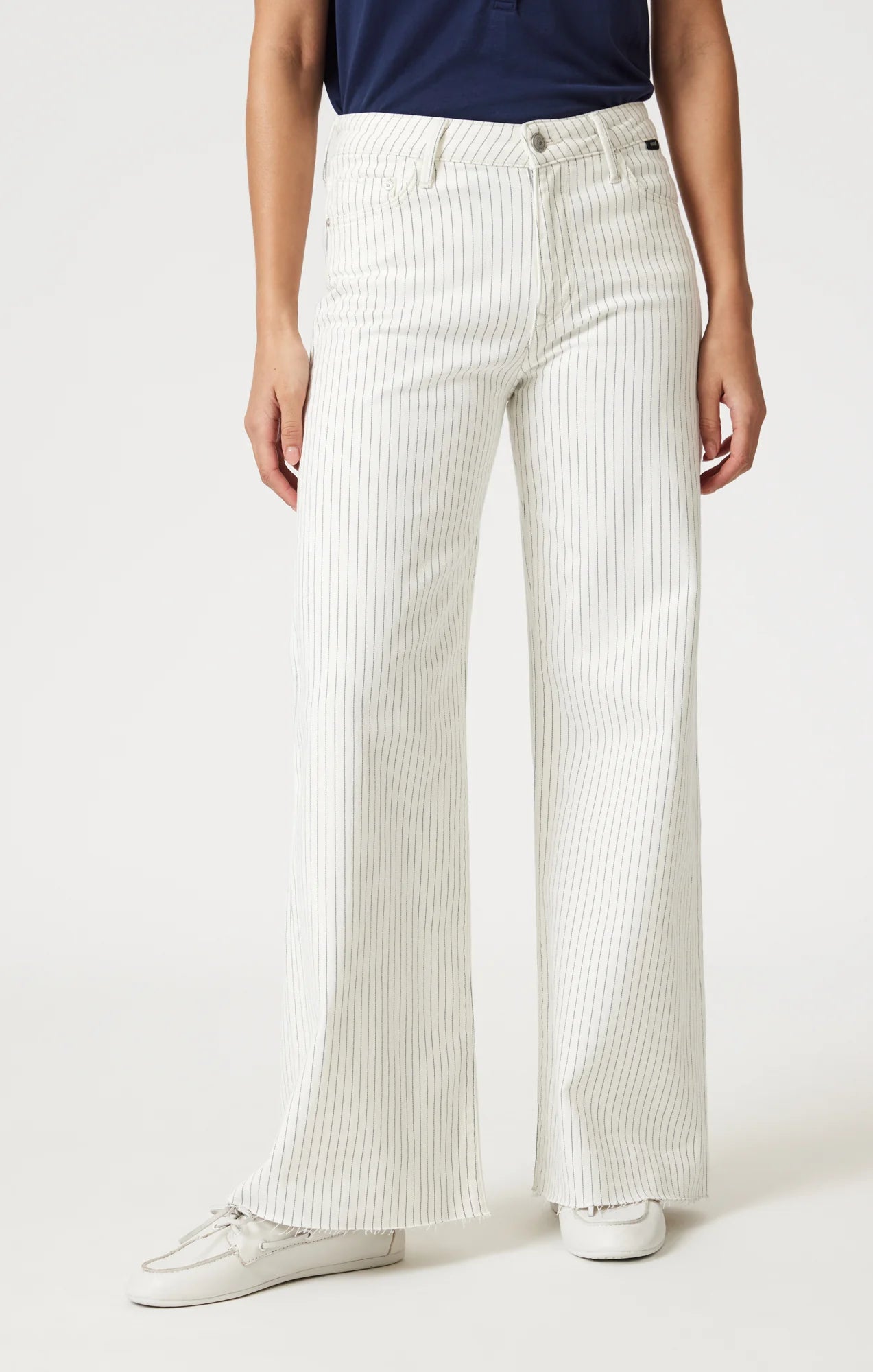 Paloma Off-White Stripe Denim