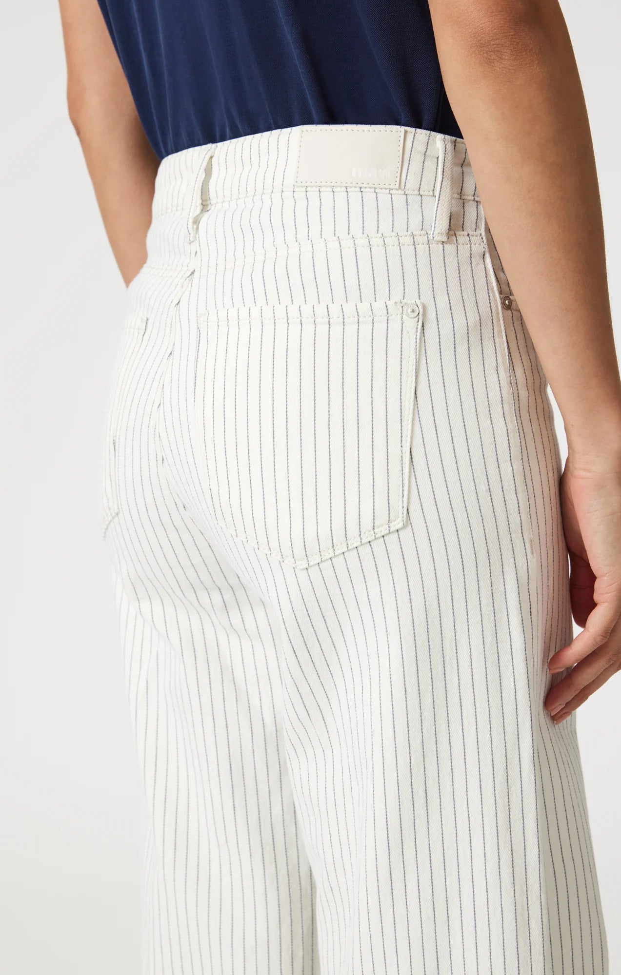Paloma Off-White Stripe Denim
