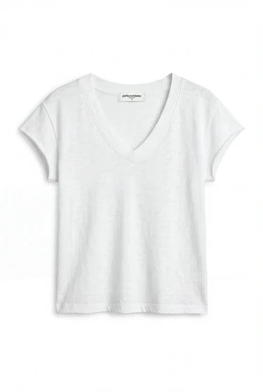 Pearl- japanese jersey vneck tee