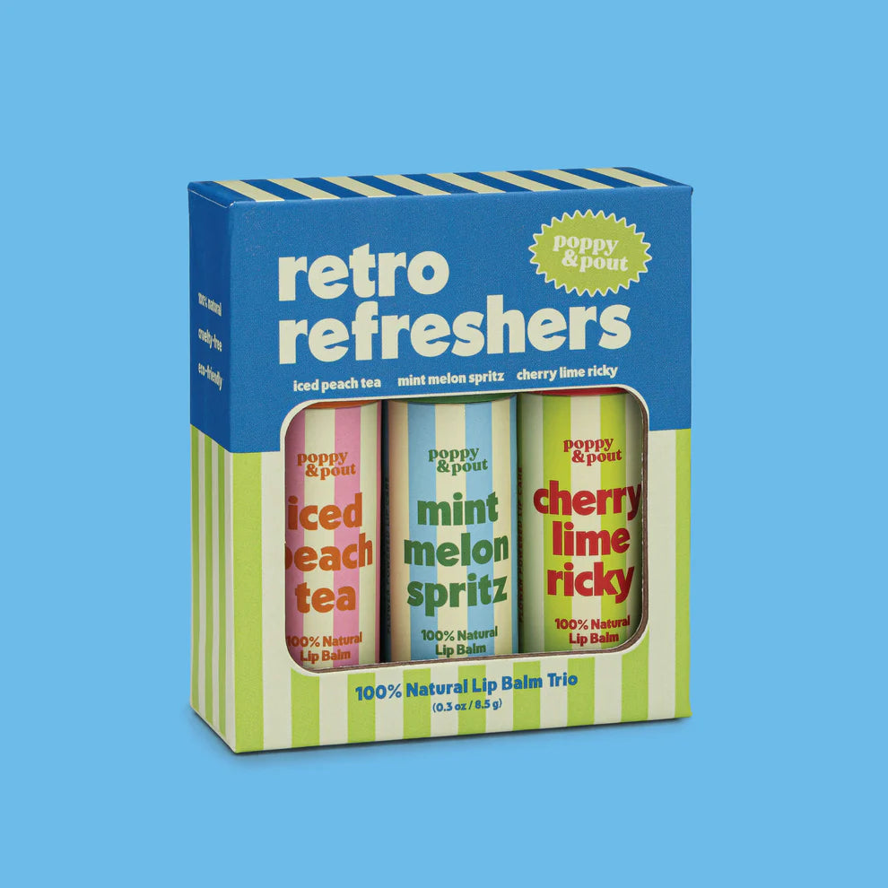 Retro Refreshers, Lip Balm Trio