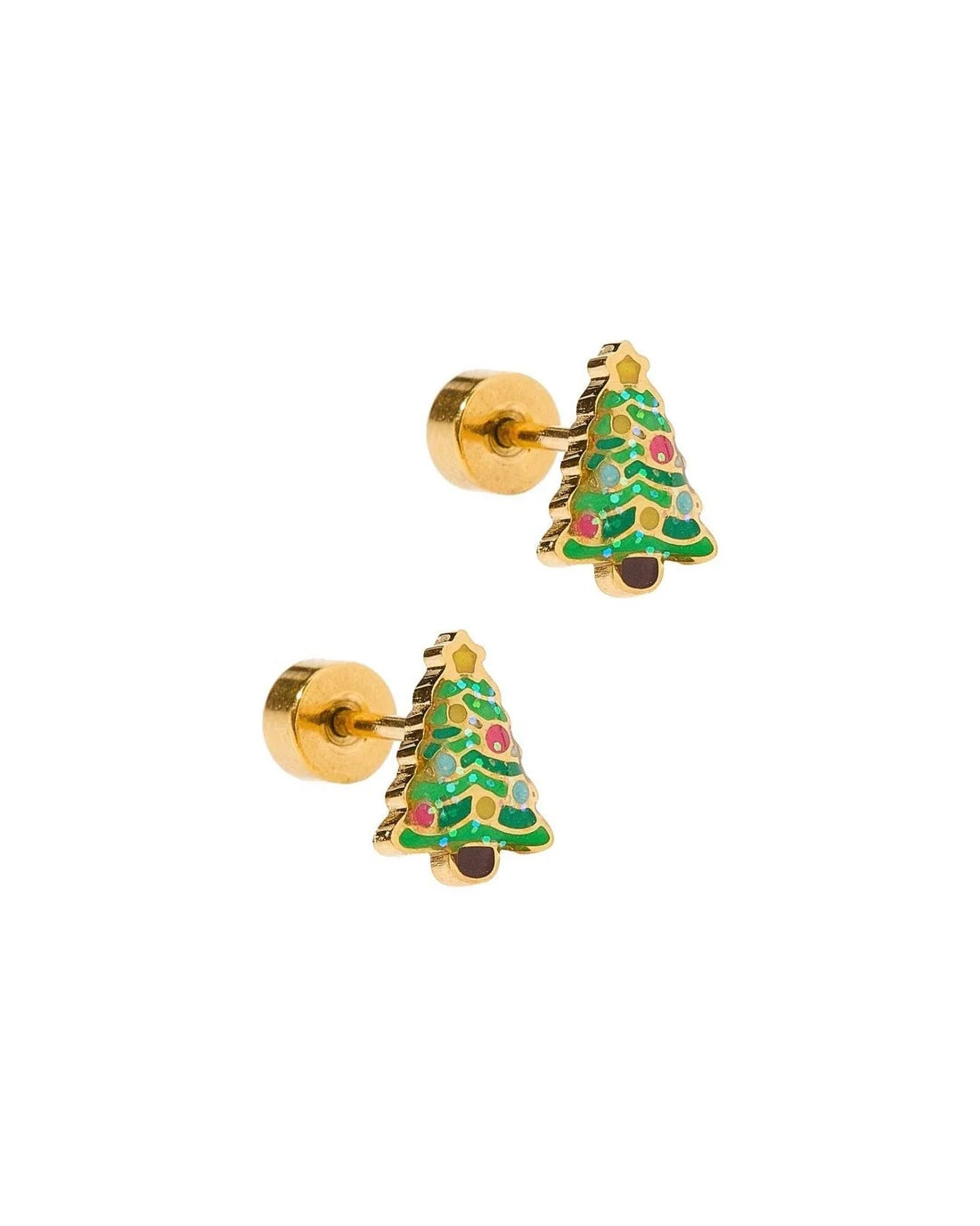 Christmas Screwback Stud Earrings