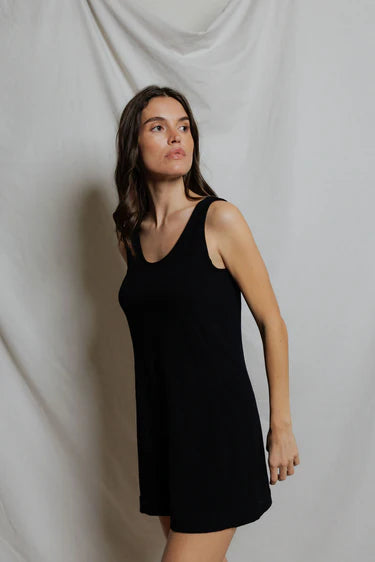 Skylar- Japanese Jersey Tank Dress