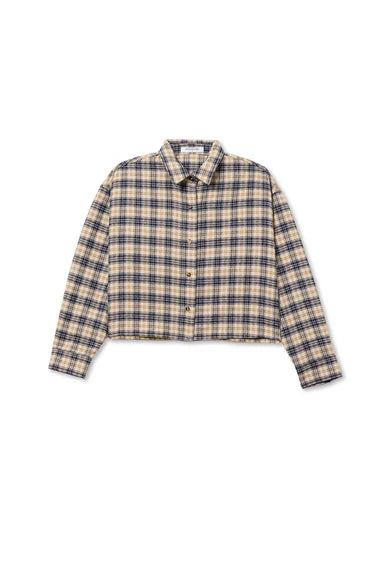 Tate, plaid button up