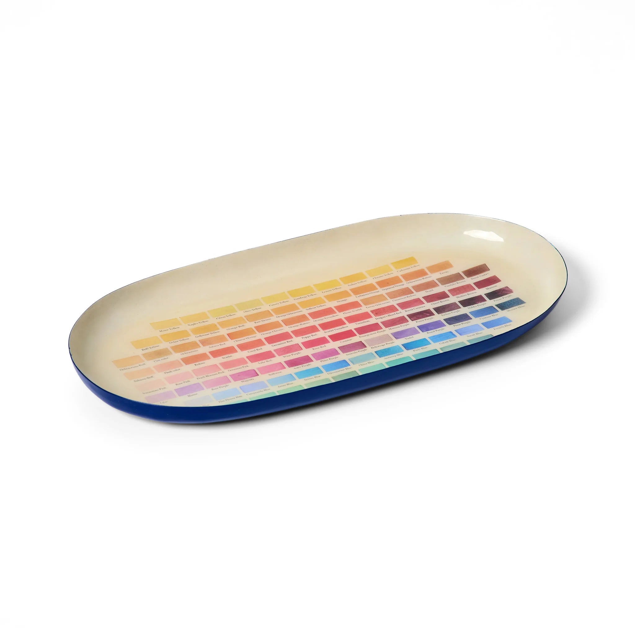 Oval Enamel Tray, Nomenclature of Colors