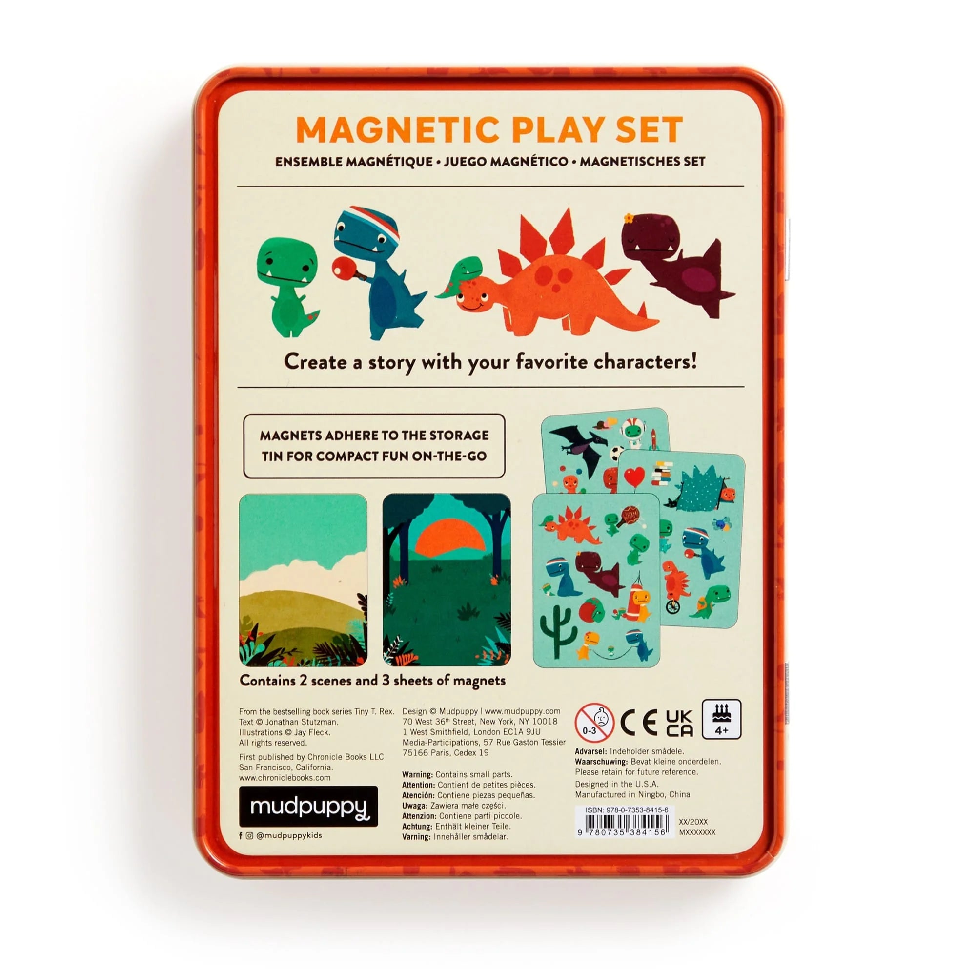 Tiny T-Rex Magnet Play Set