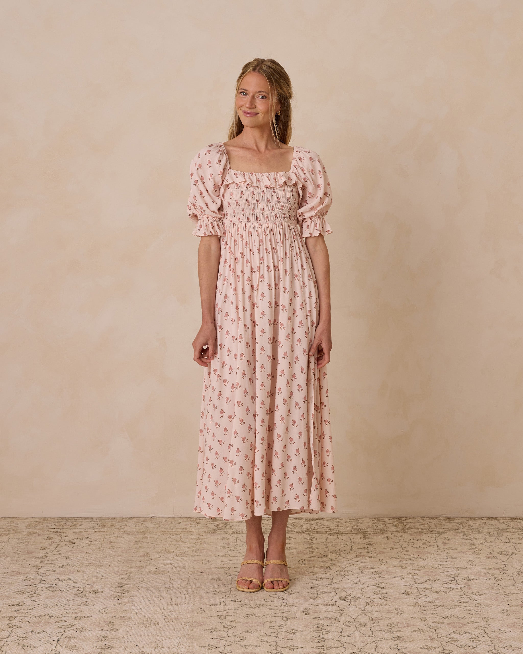 Birdie Dress, French Rose