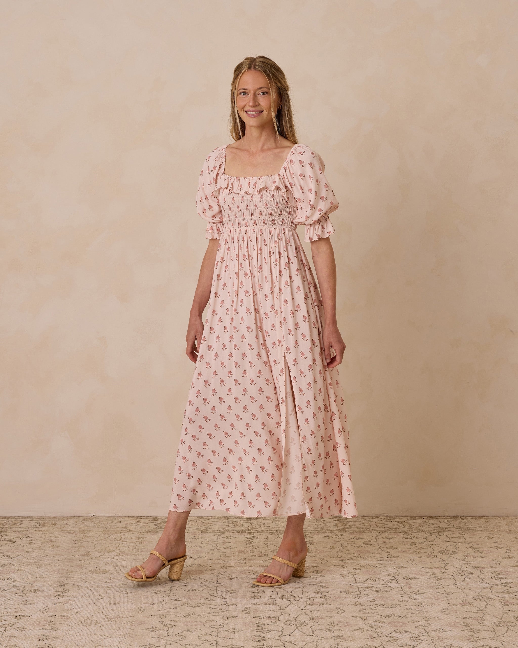 Birdie Dress, French Rose