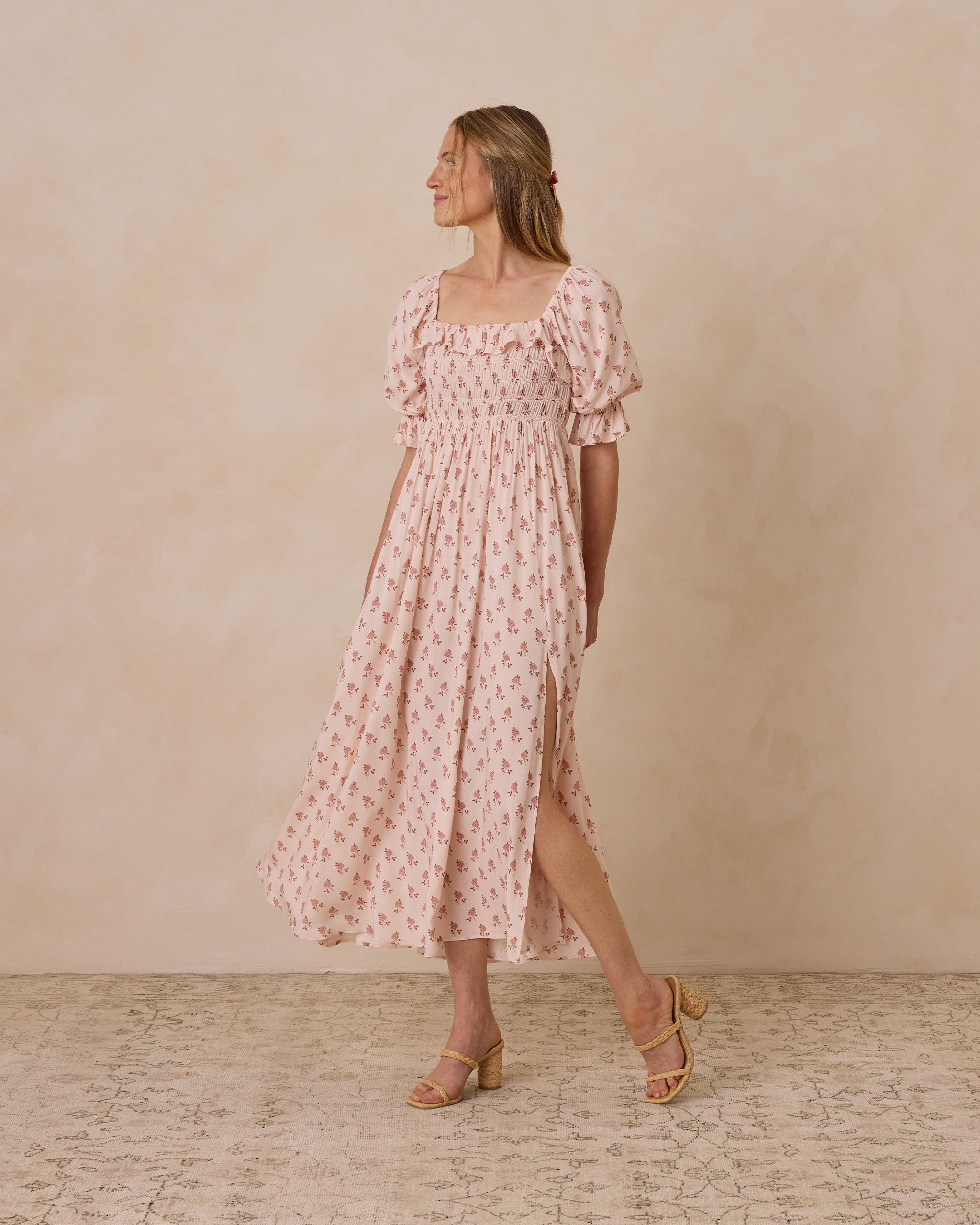Birdie Dress, French Rose