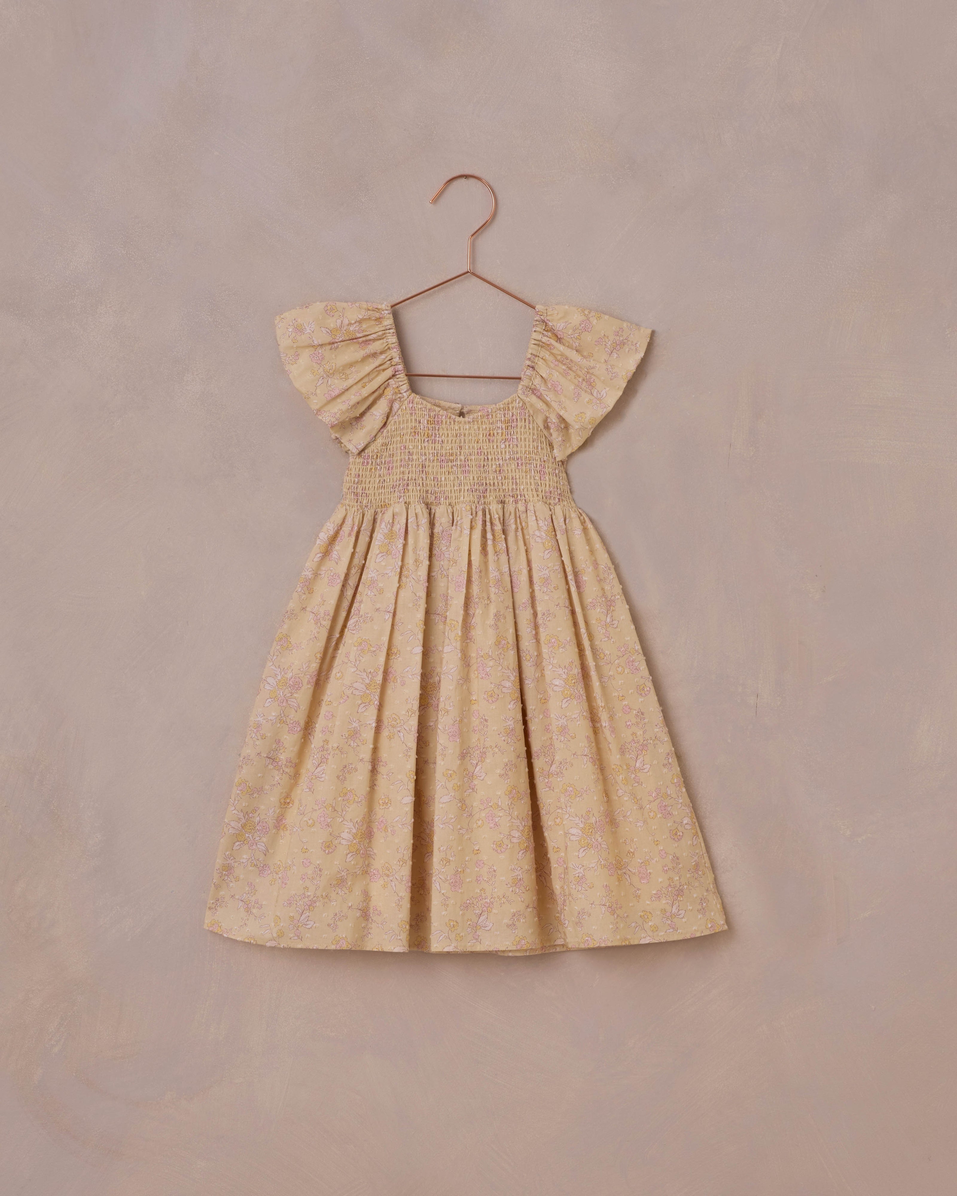Hazel Dress, Lemon Floral