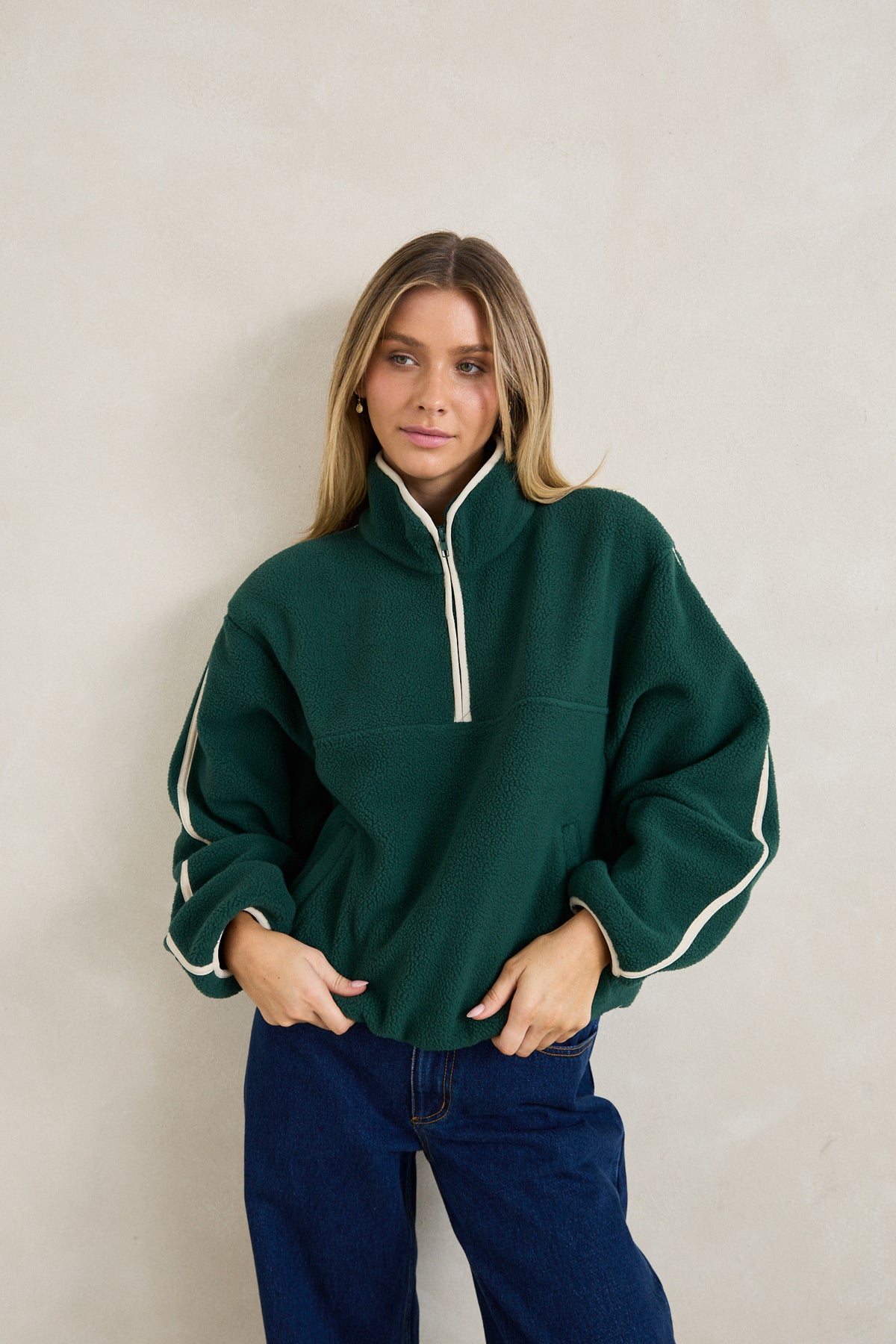 Camp Half Zip Sherpa