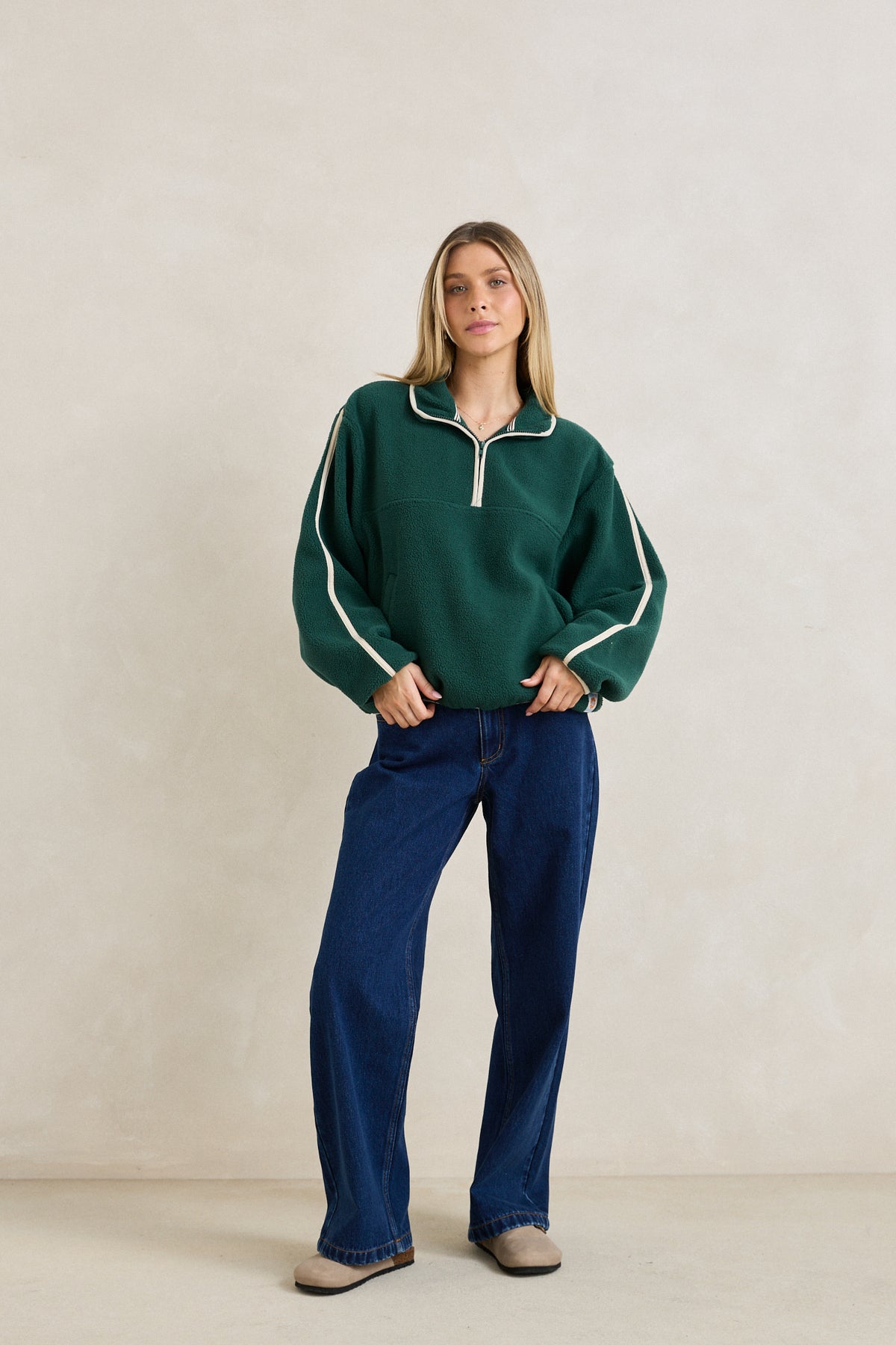 Camp Half Zip Sherpa