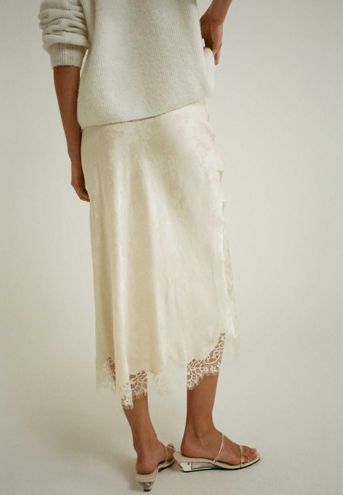 Lady Lace Midi Skirt