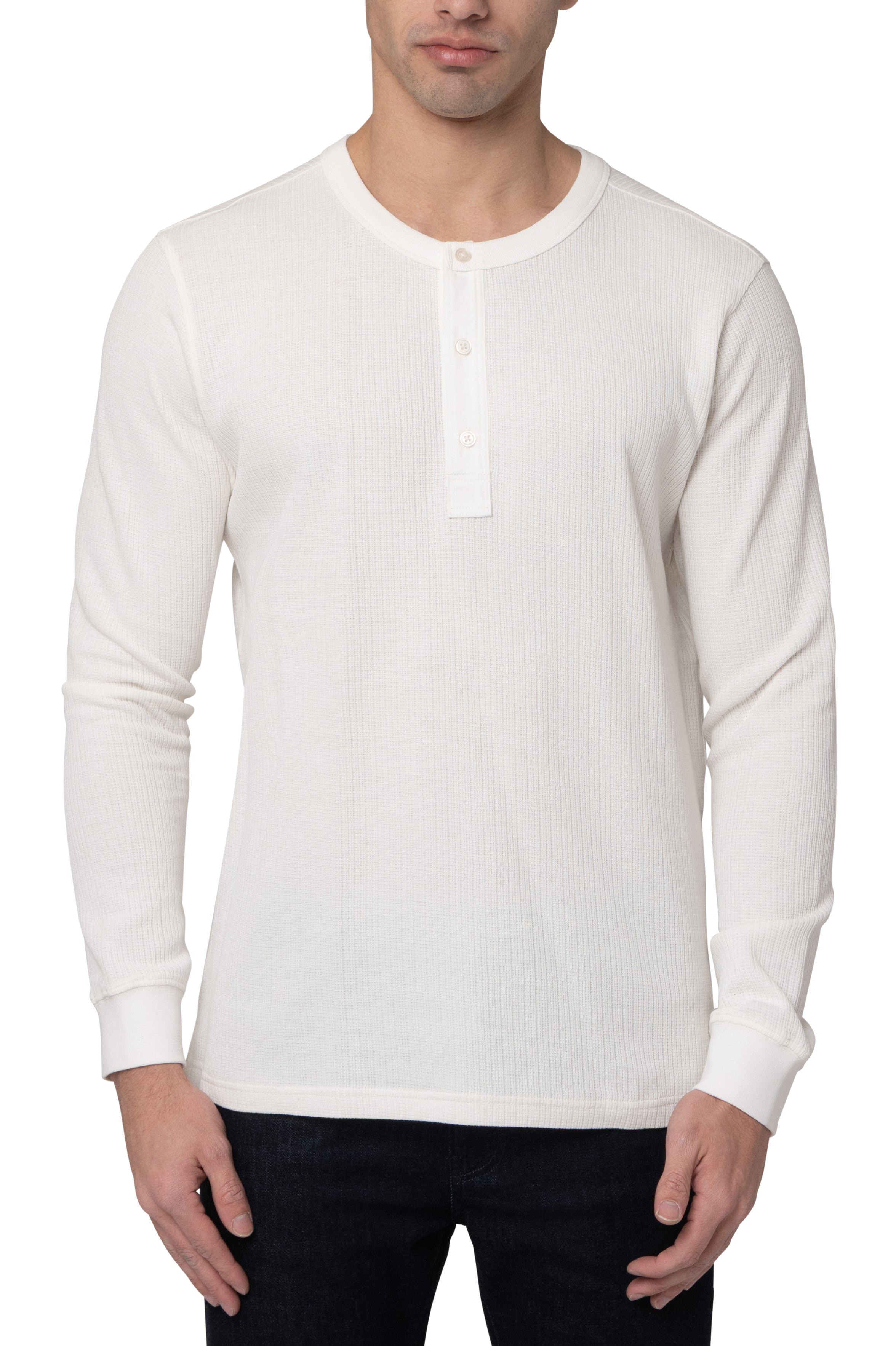 Half Buttoned Long Sleeve